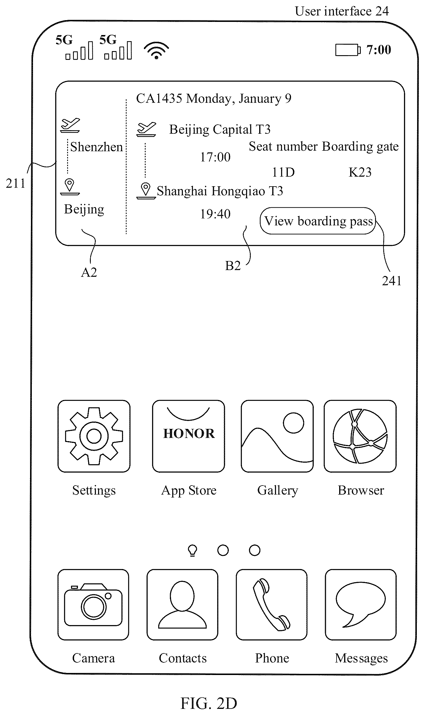 Patent US12099857 Figure 7 – Dynamic card display method and apparatus