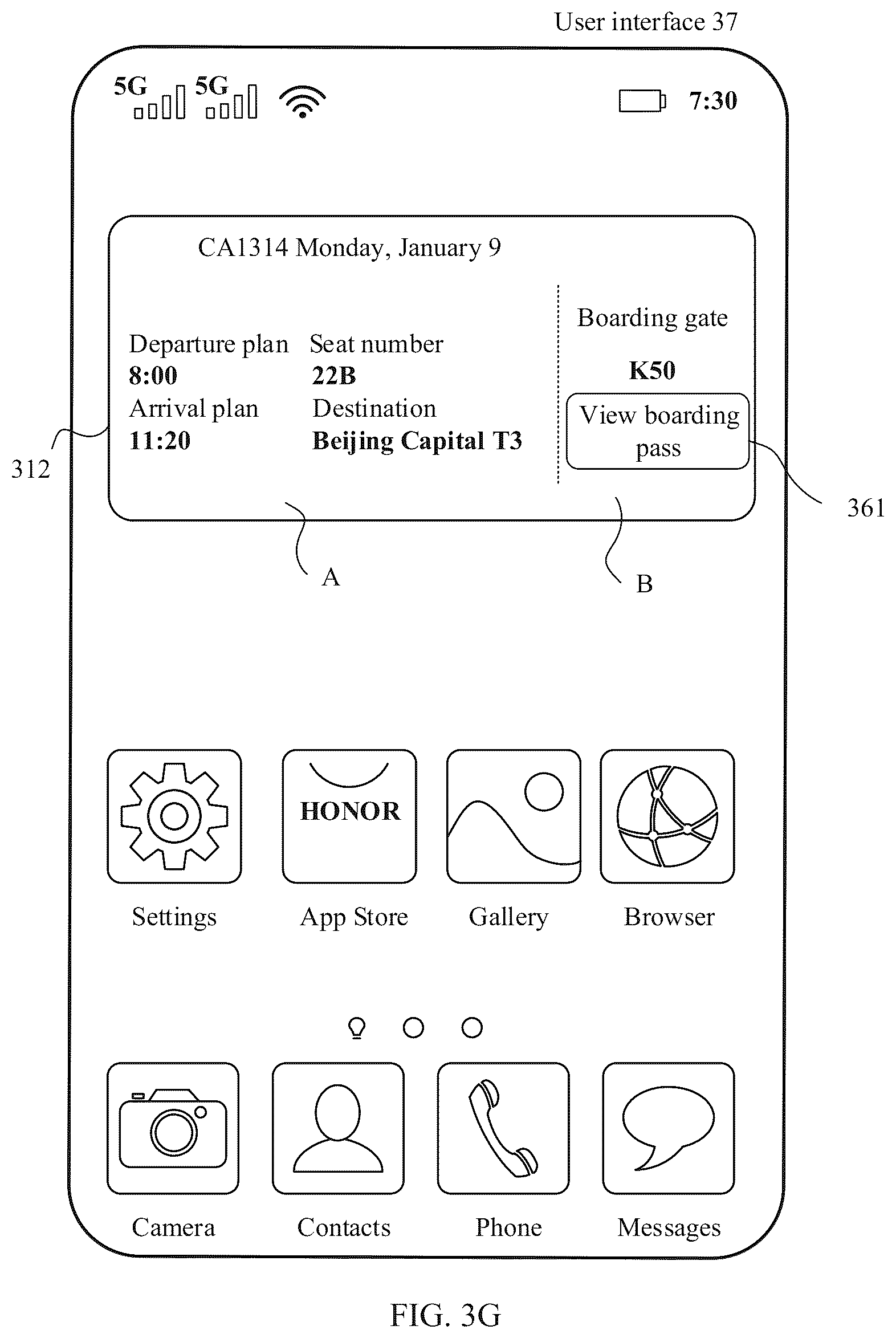 Patent US12099857 Figure 14 – Dynamic card display method and apparatus