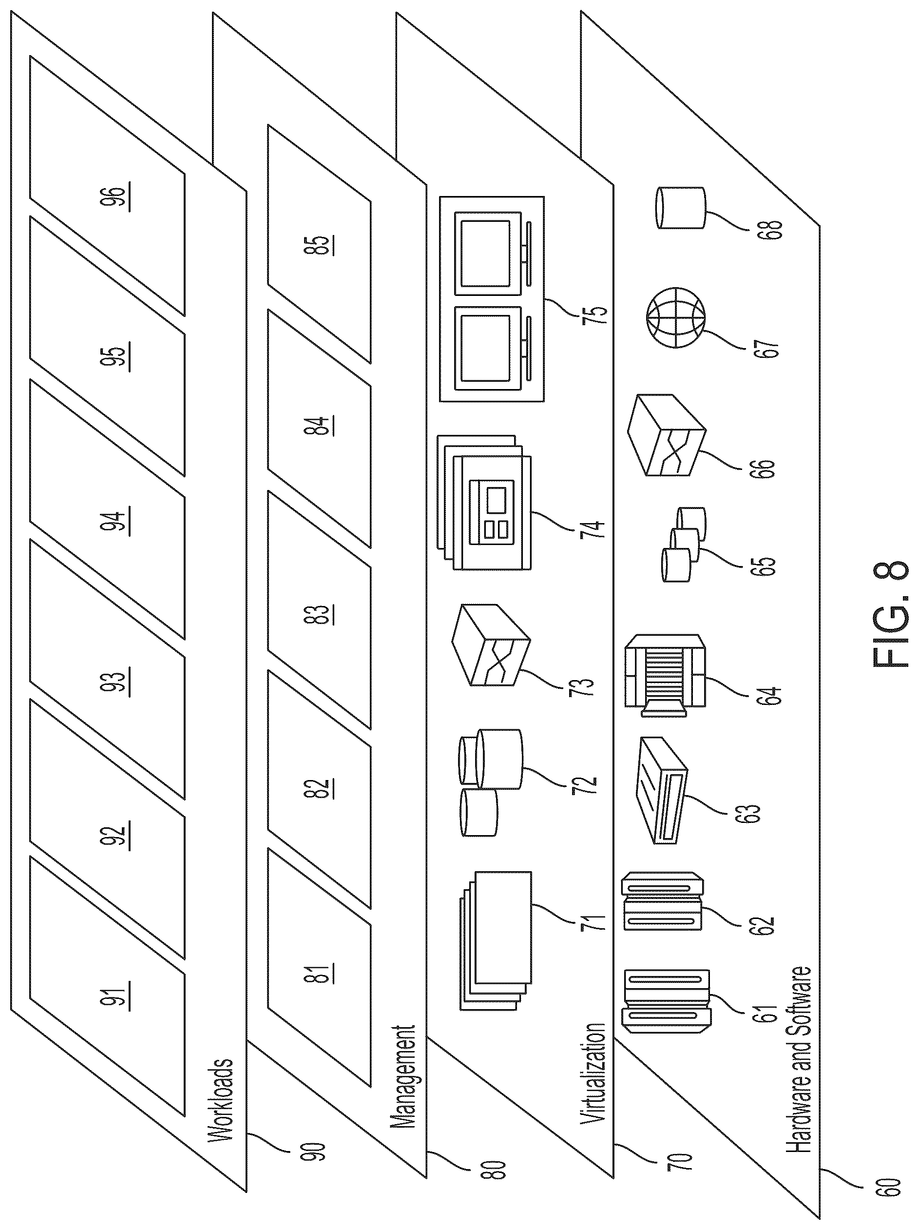 Patent US12099863 Figure 8 – Isolating virtual machine workloads within pods in a cluster environment