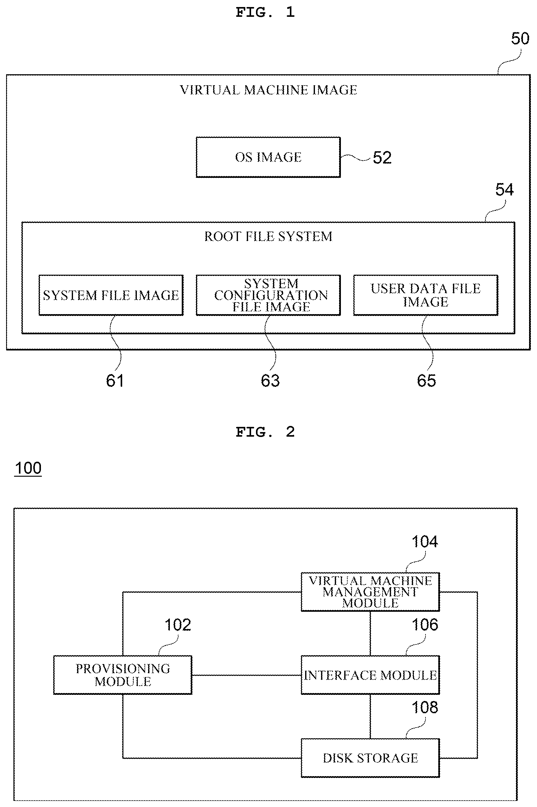 Patent US12099865 Figure 1 – Virtual machine system and virtual machine provisioning method using the same