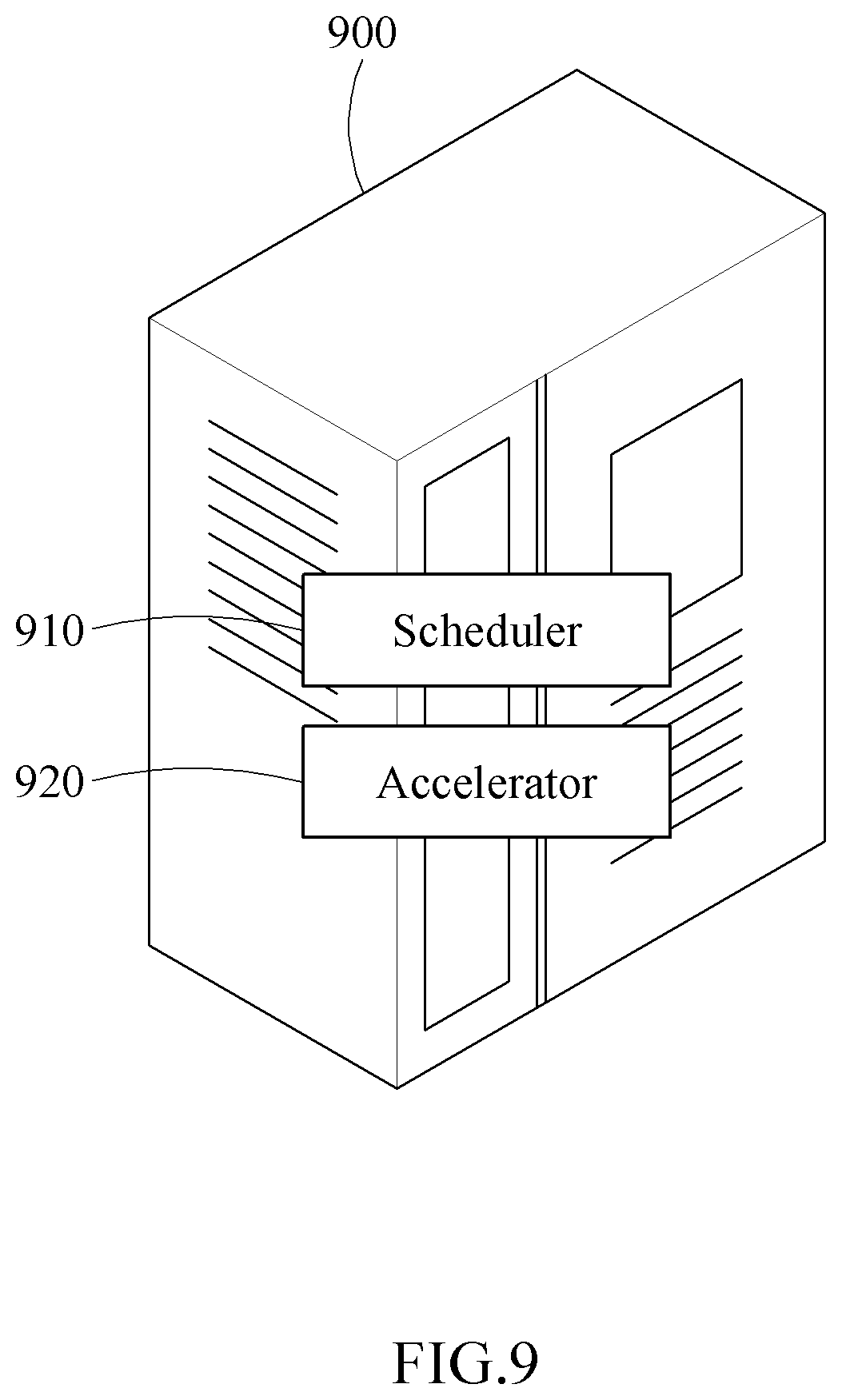 Patent US12099869 Figure 9 – Layer-wise scheduling on models based on idle times