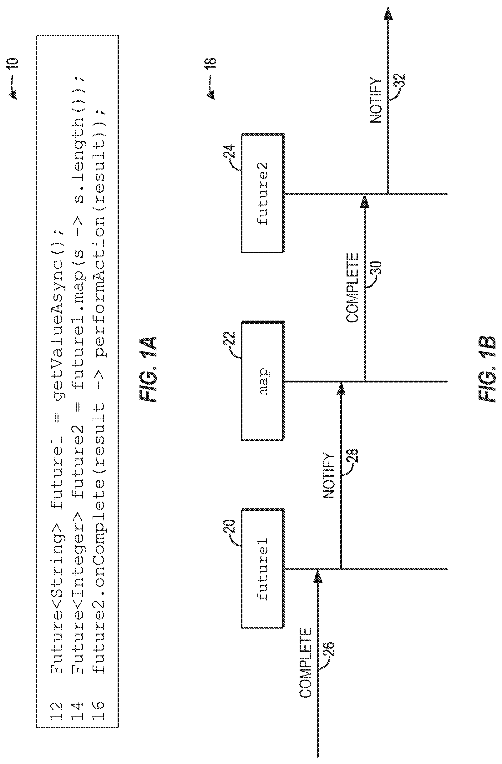 Patent US12099870 Figure 1 – Reducing call stack usage for future object completions