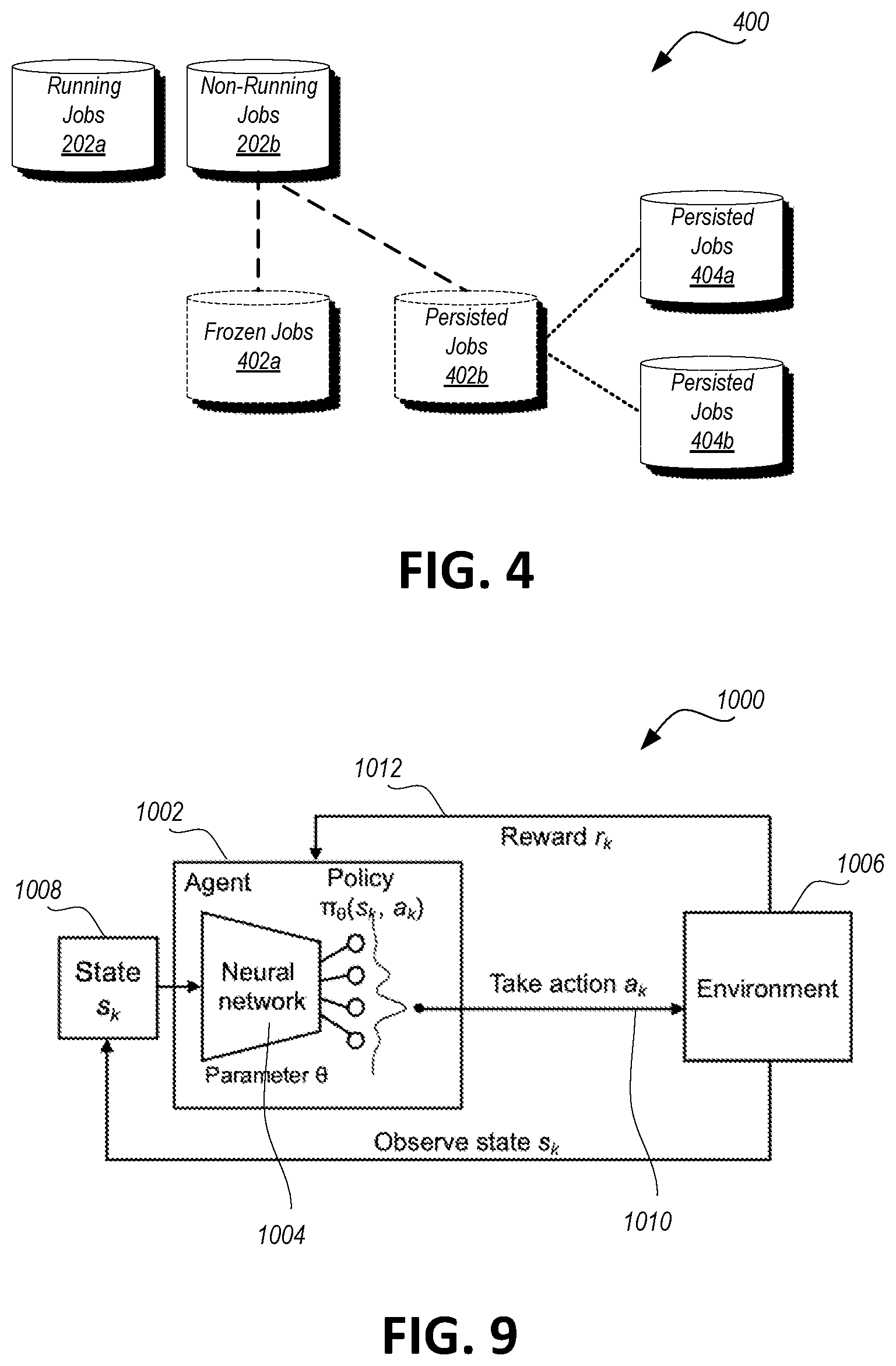 Patent US12099873 Figure 4 – Power aware scheduling