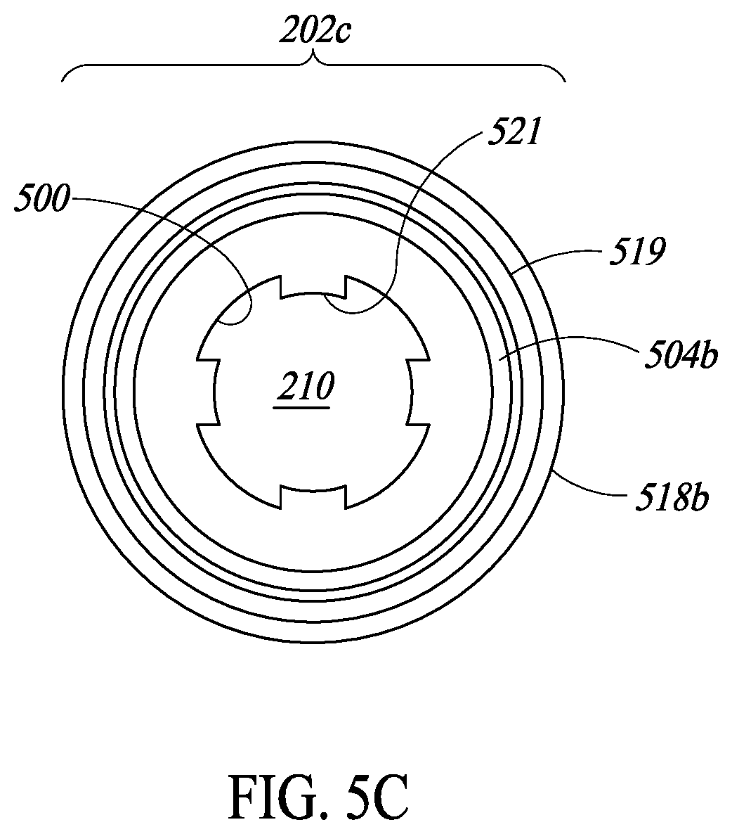 Patent US12099890 Figure 5 – Interrogation device and/or system having alignment feature(s) for wireless transponder tagged specimen containers and/or carriers