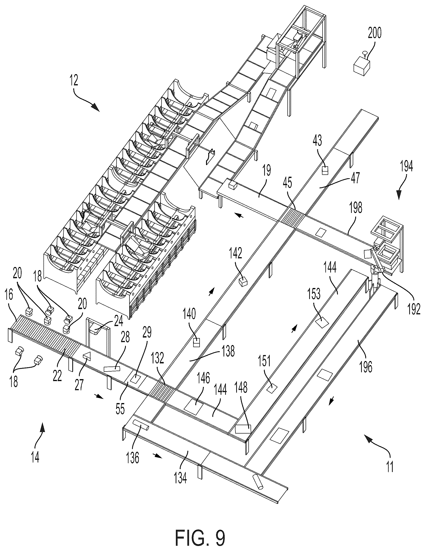Patent US12099895 Figure 8 – Systems and methods for limiting induction of objects to one or more object processing systems