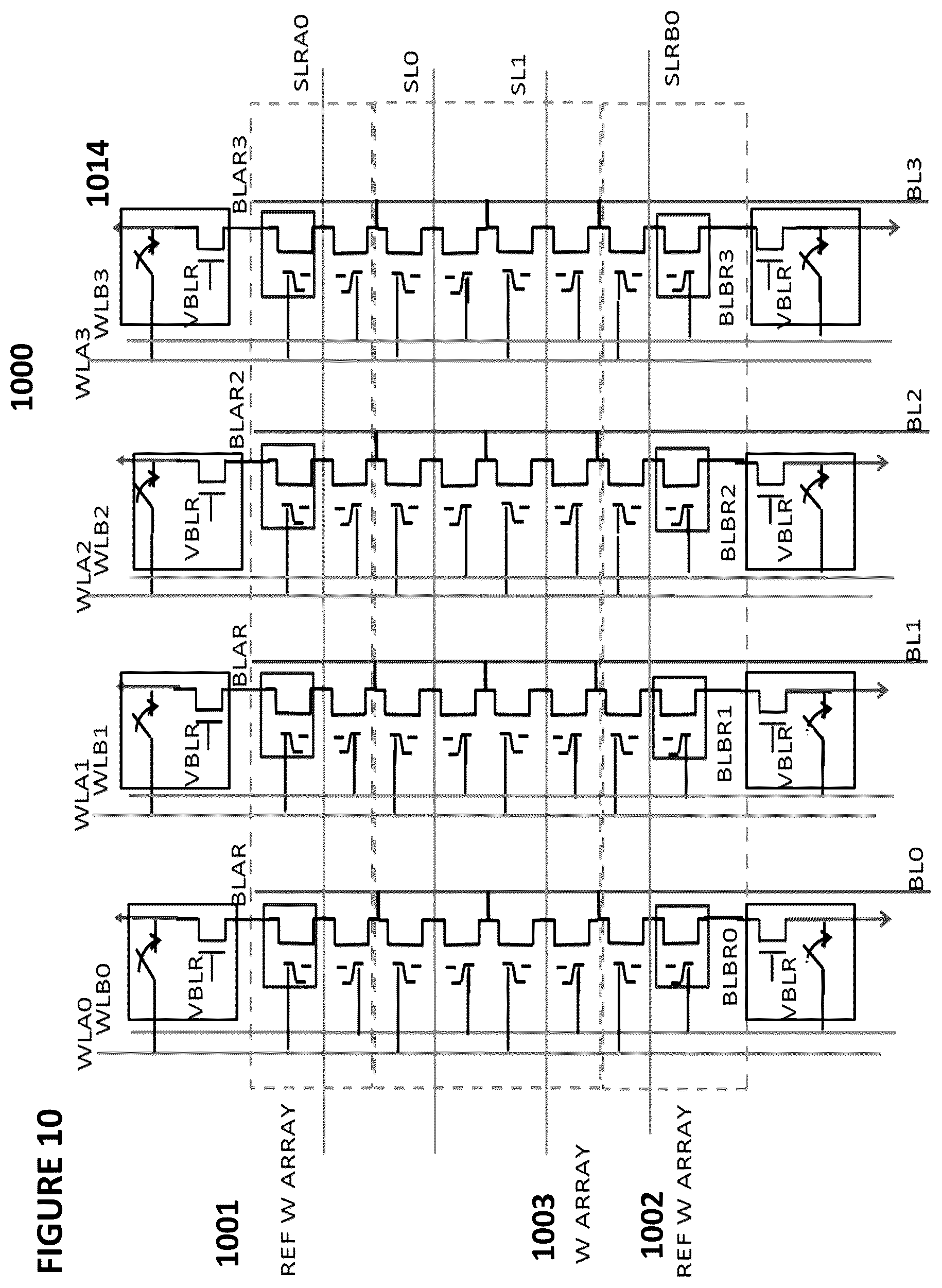 Patent US12099921 Figure 10 – Decoders for analog neural memory in deep learning artificial neural network