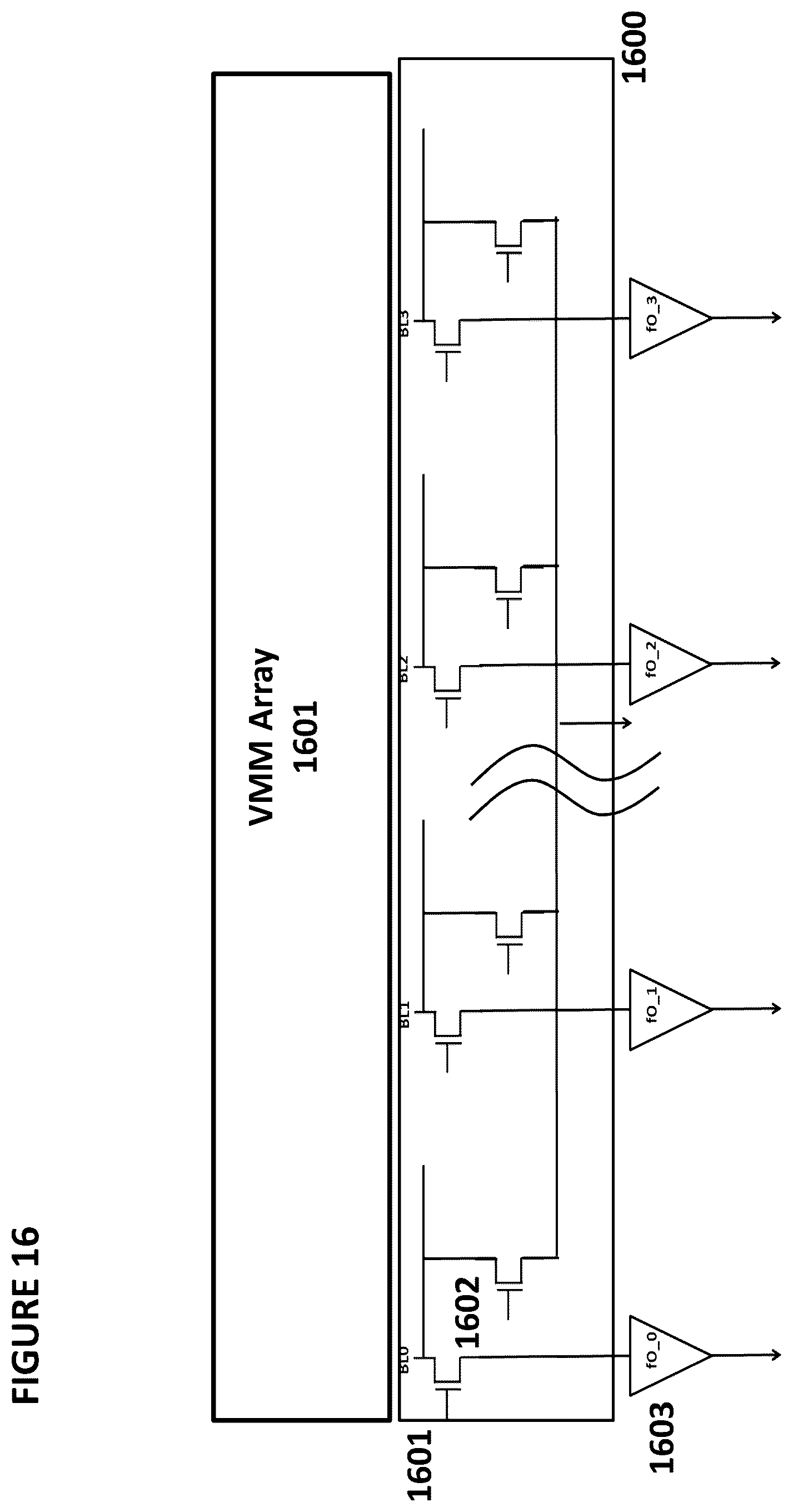Patent US12099921 Figure 16 – Decoders for analog neural memory in deep learning artificial neural network