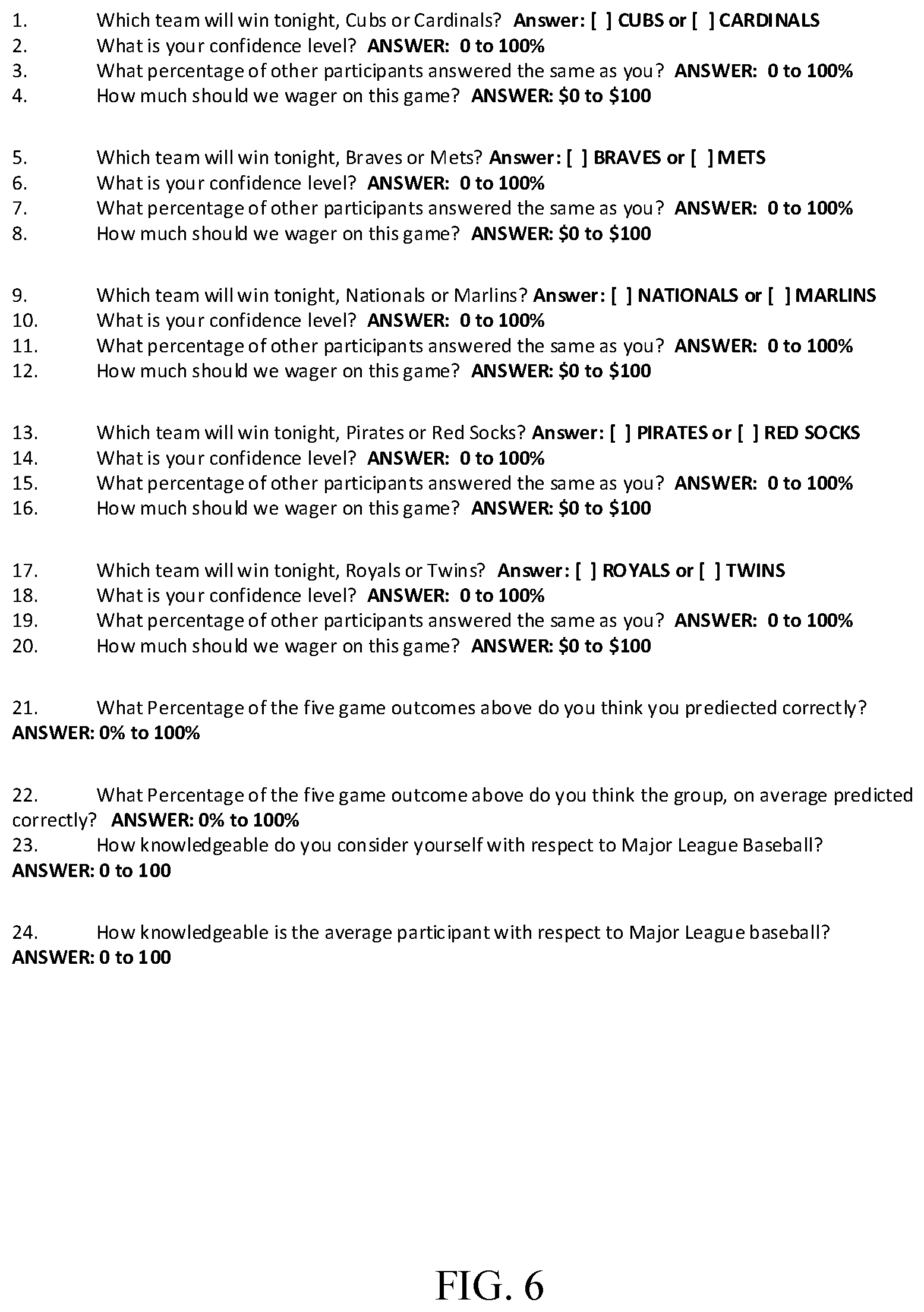 Patent US12099936 Figure 6 – Systems and methods for curating an optimized population of networked forecasting participants from a baseline population