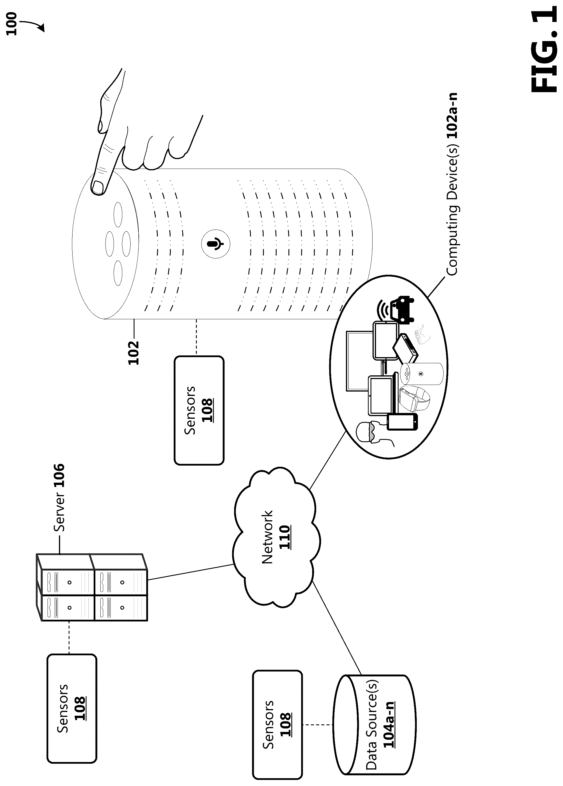 Patent US12099938 Figure 1 – Contextual skills discovery