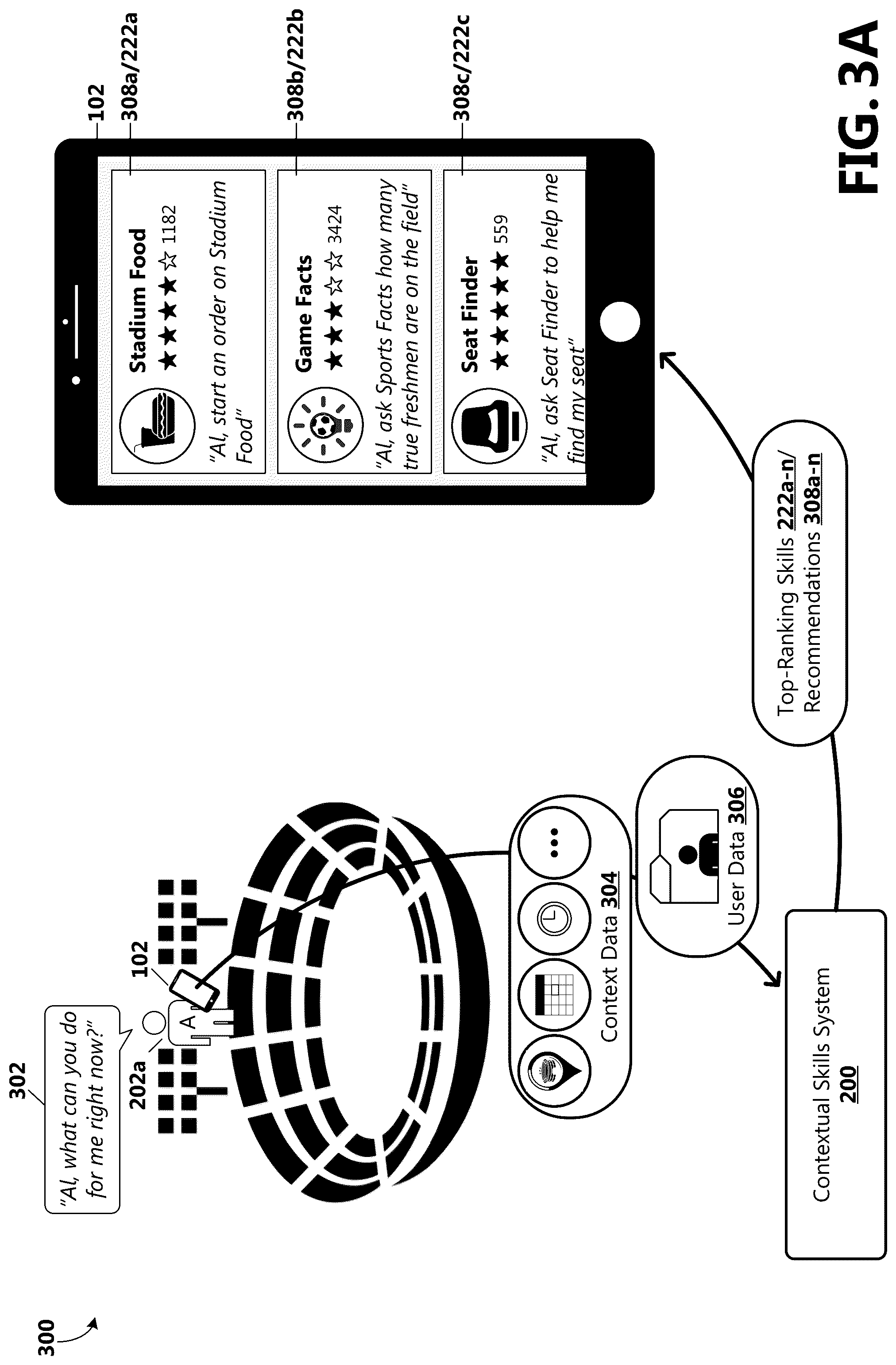Patent US12099938 Figure 3 – Contextual skills discovery
