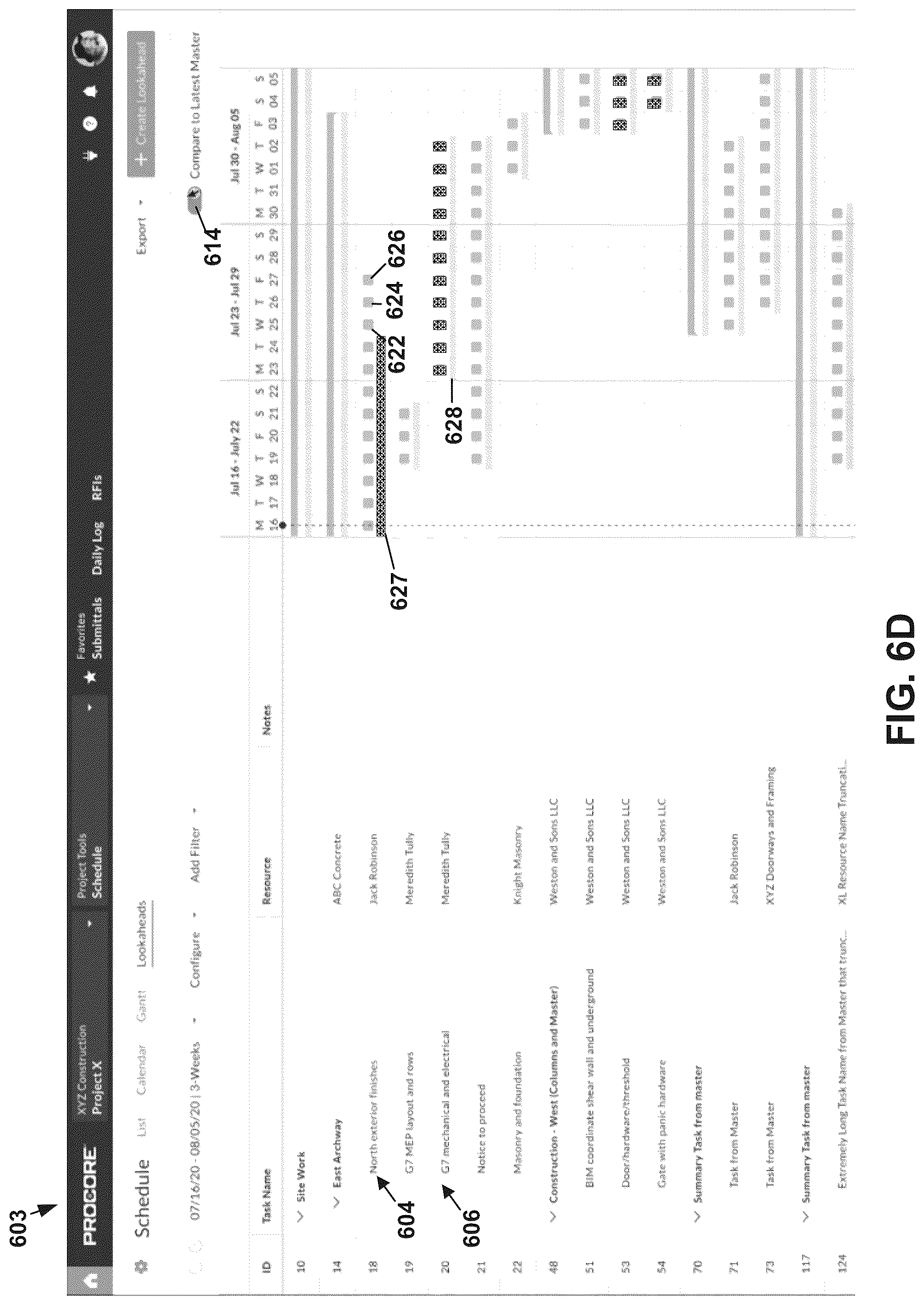 Patent US12099946 Figure 9 – Systems and methods for creating and managing a lookahead schedule