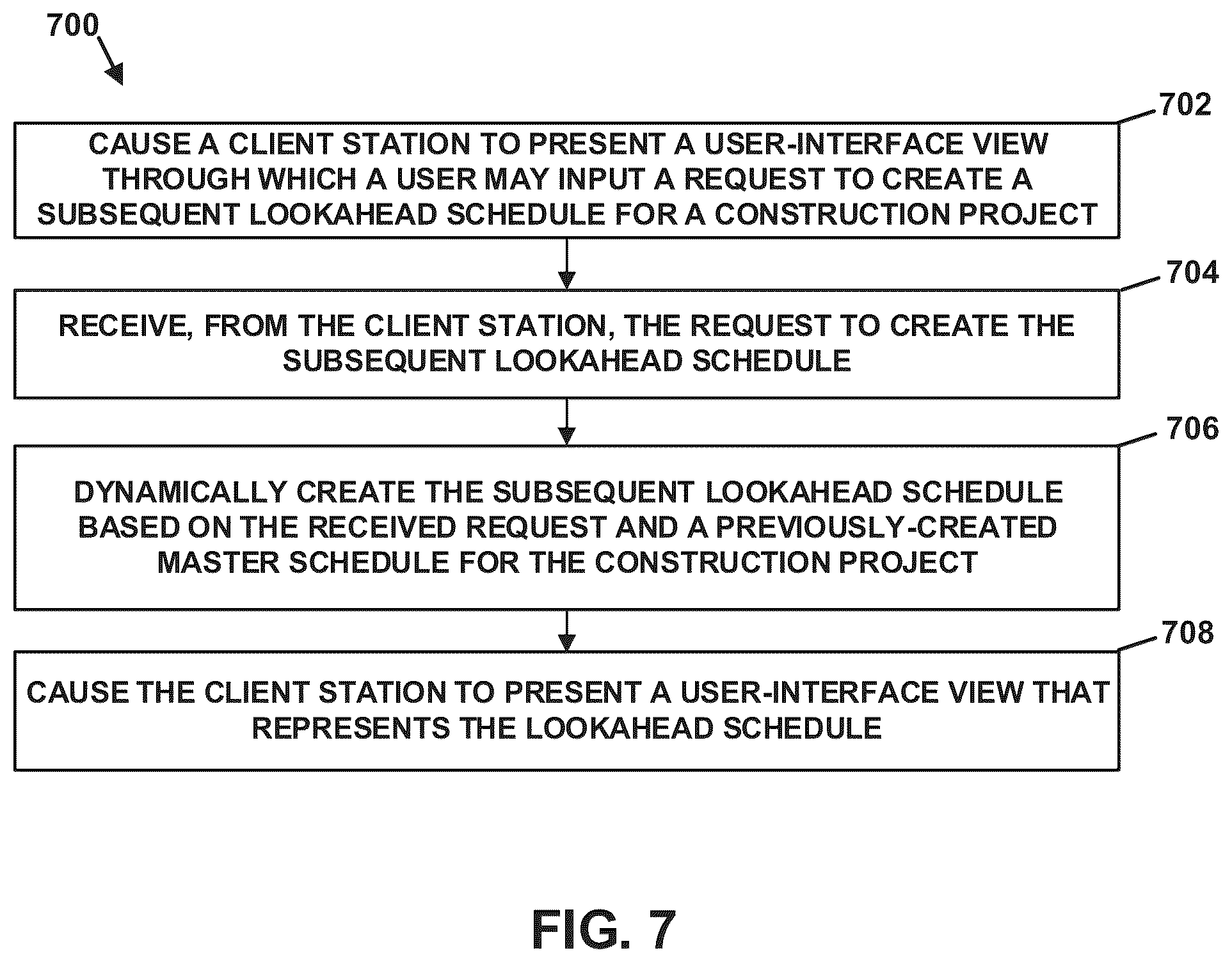 Patent US12099946 Figure 10 – Systems and methods for creating and managing a lookahead schedule