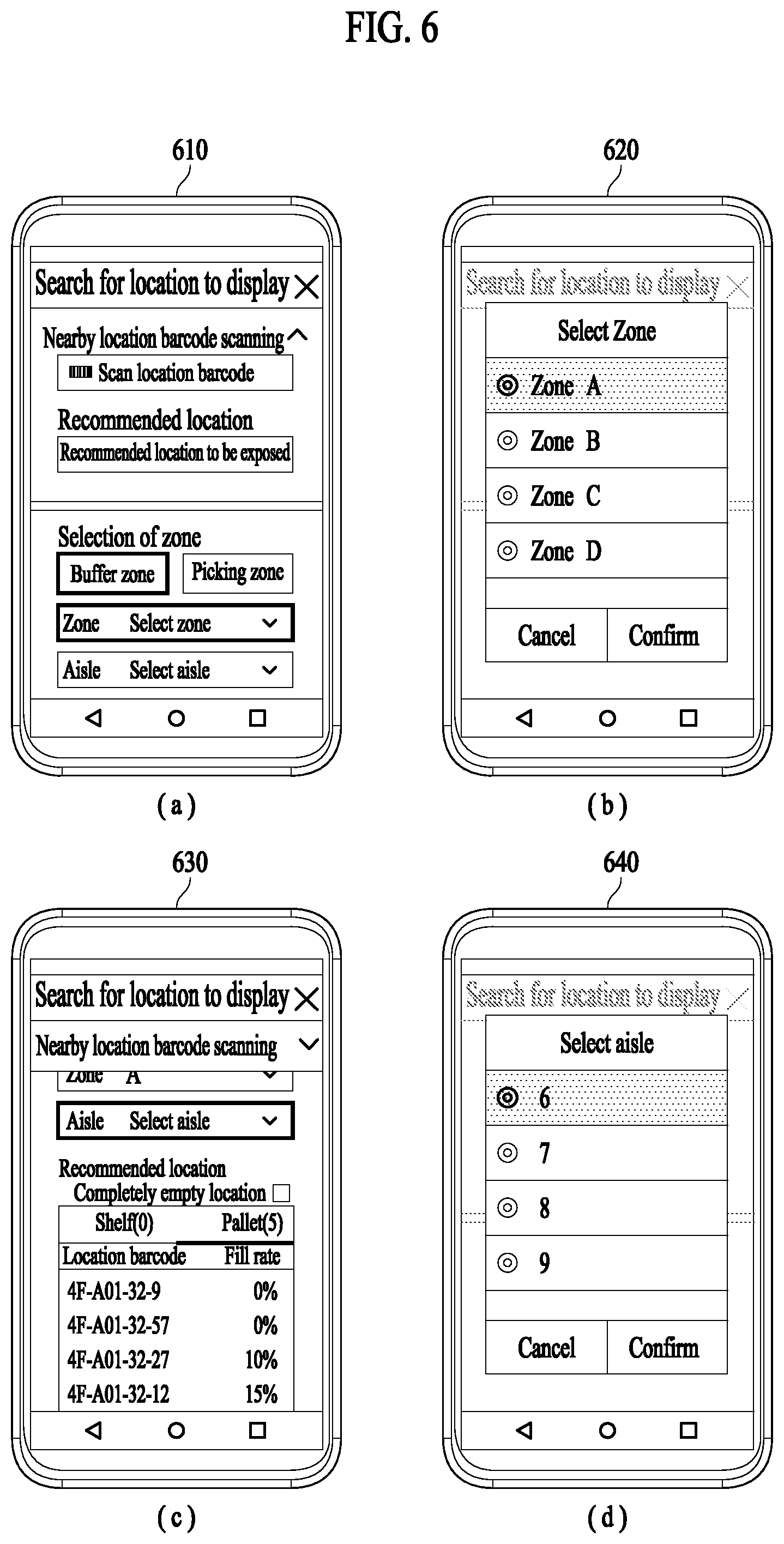 Patent US12099956 Figure 6 – Operation method for location recommendation and apparatus therefor