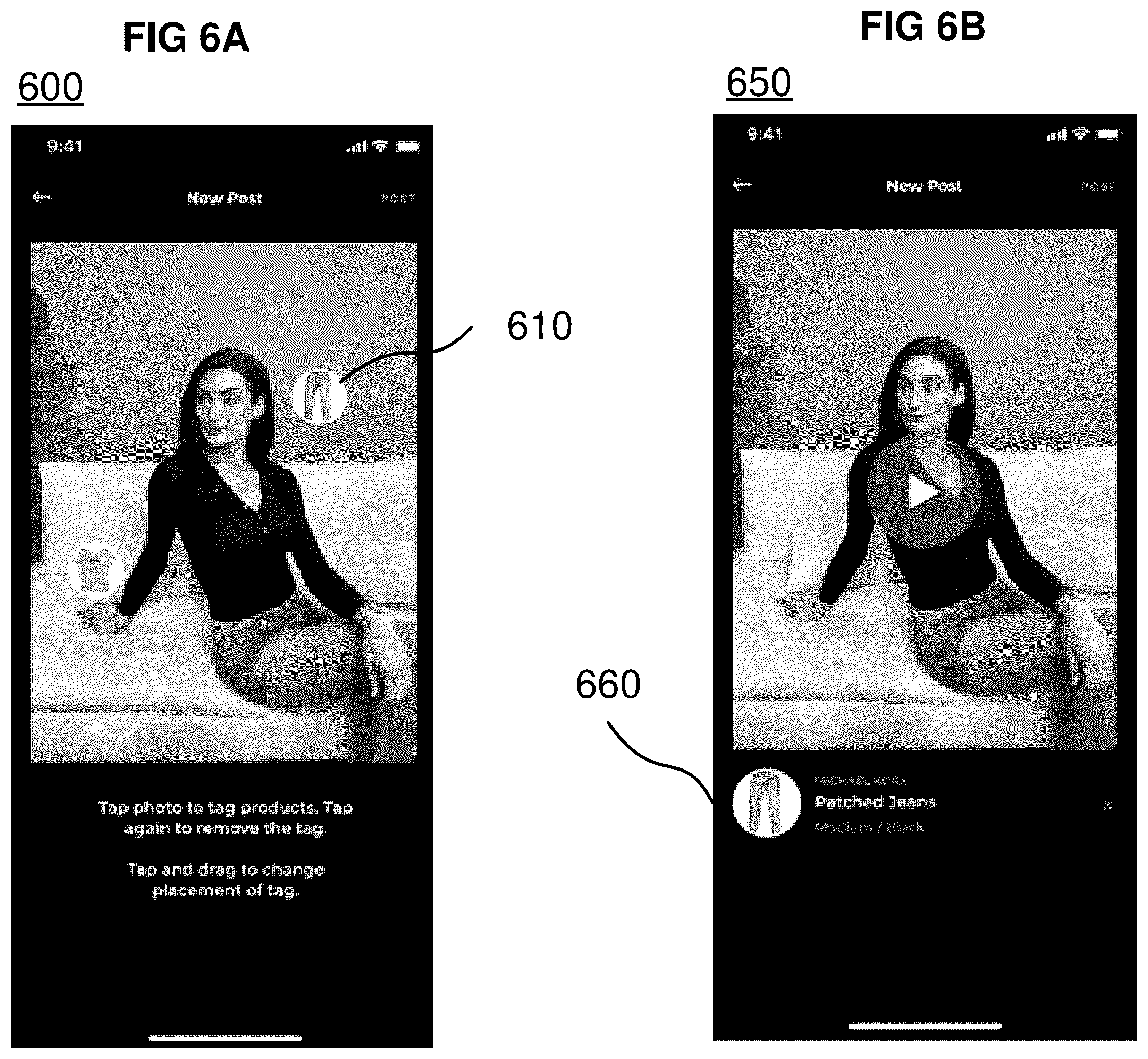 Patent US12099959 Figure 6 – Mobile application camera activation and de-activation based on physical object location