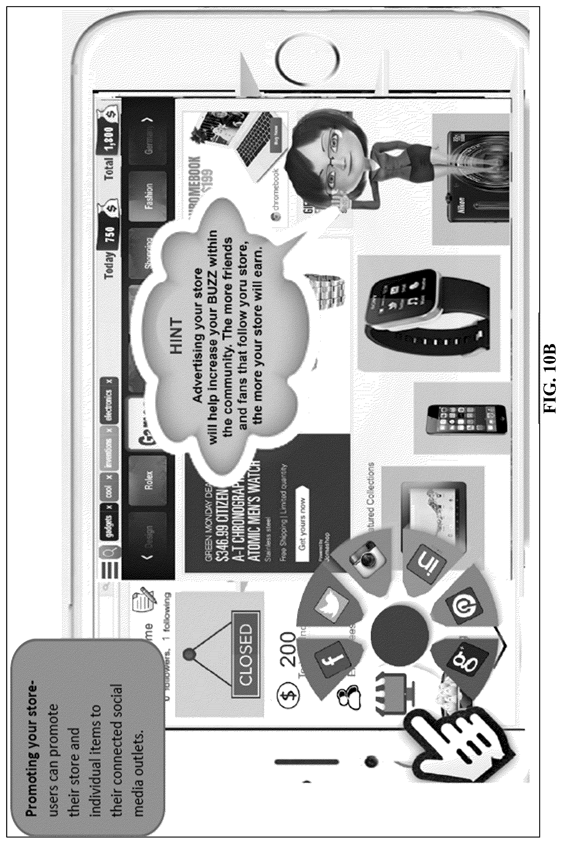Patent US12099968 Figure 16 – Utilizing near-field communications to select third party products/services for ordering from third party inventory management computer systems and methods of use thereof