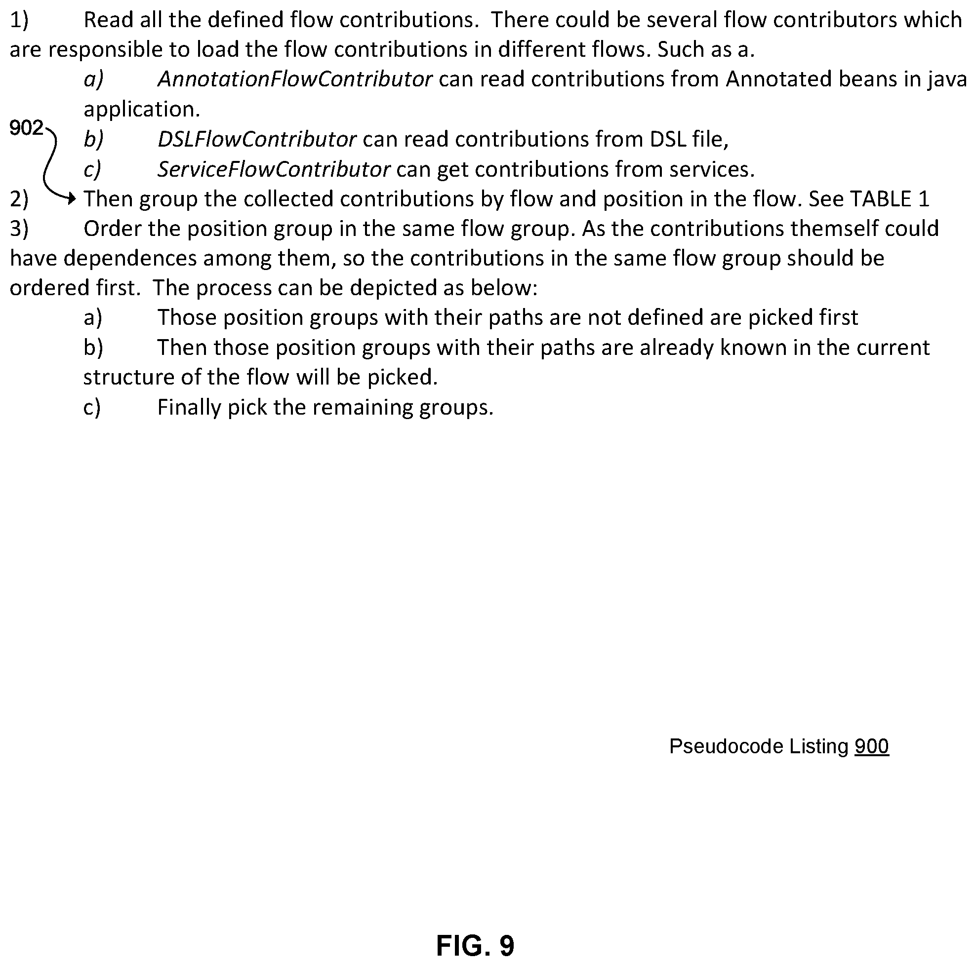 Patent US12099973 Figure 11 – Computer system and method to efficiently extend a workflow in software