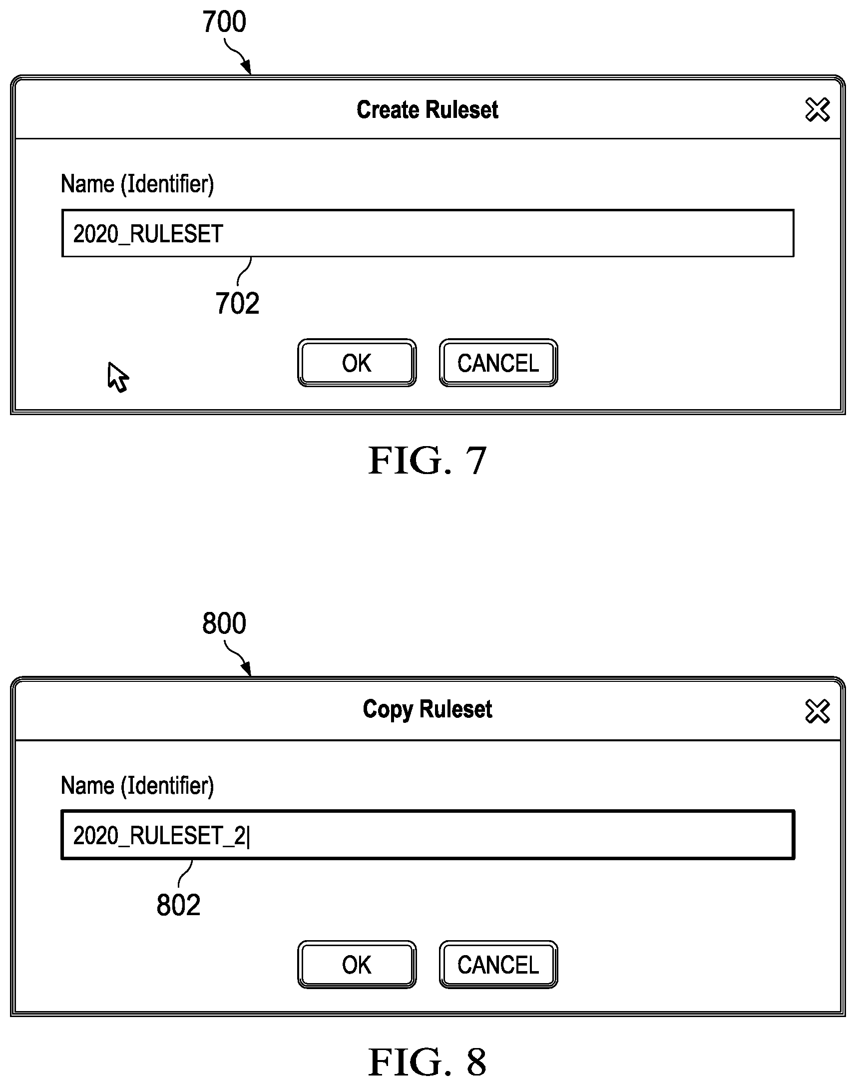 Patent US12099976 Figure 8 – Group eligibility criteria builder