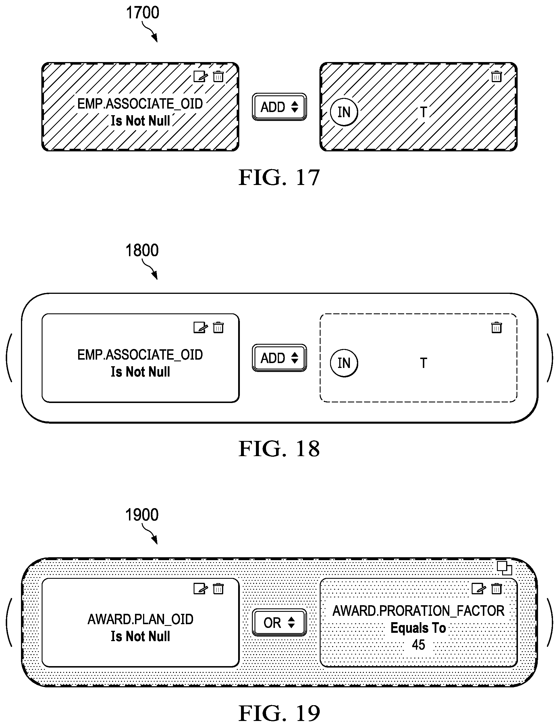 Patent US12099976 Figure 13 – Group eligibility criteria builder