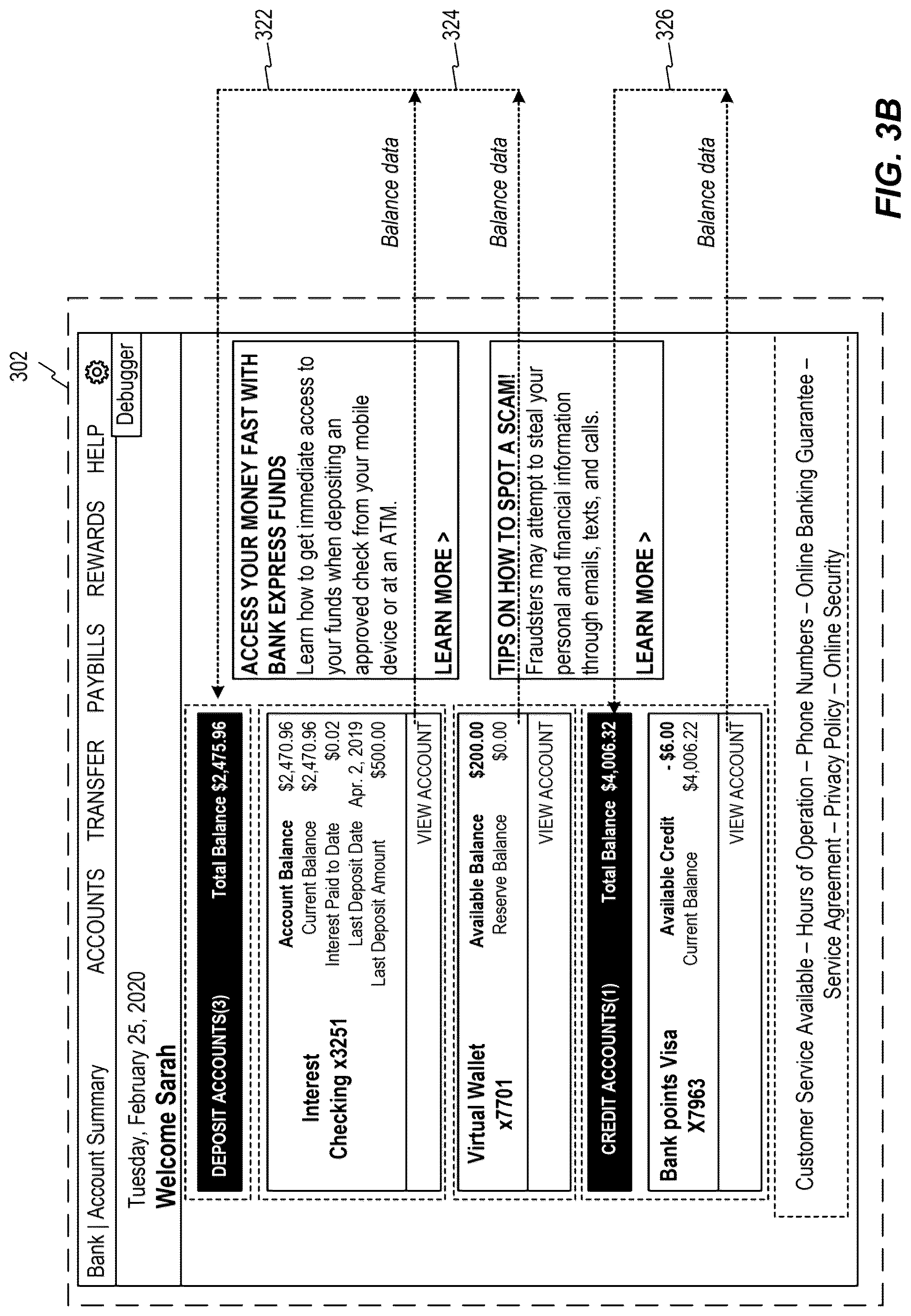 Patent US12099980 Figure 7 – Systems and methods for managing a financial account in a low-cash mode
