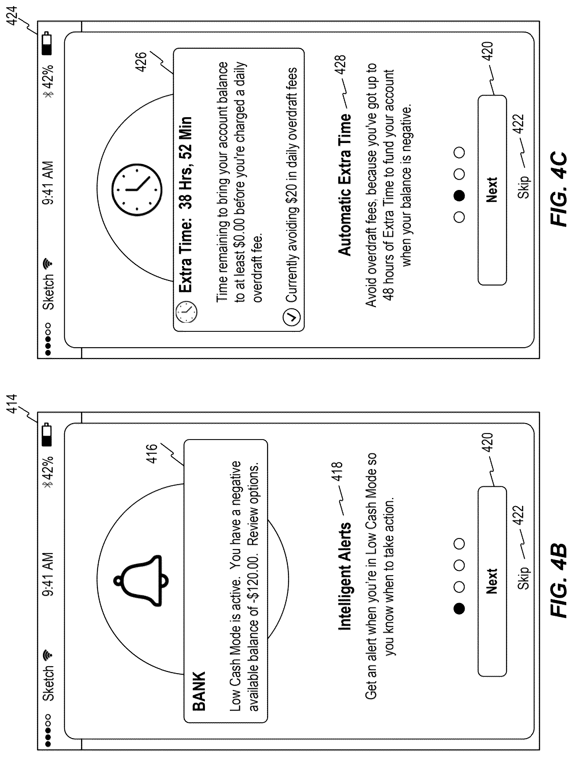Patent US12099980 Figure 9 – Systems and methods for managing a financial account in a low-cash mode