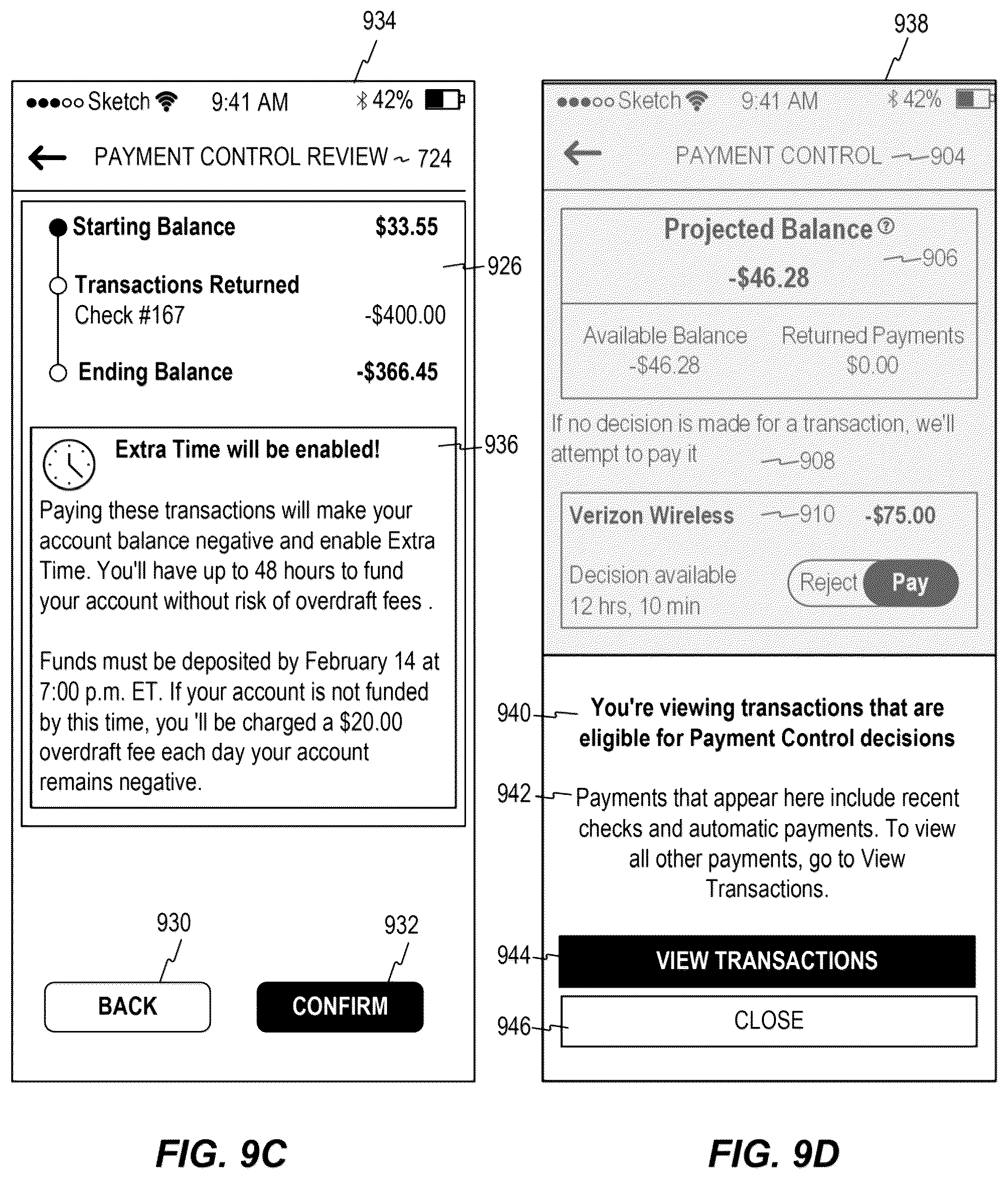 Patent US12099980 Figure 18 – Systems and methods for managing a financial account in a low-cash mode