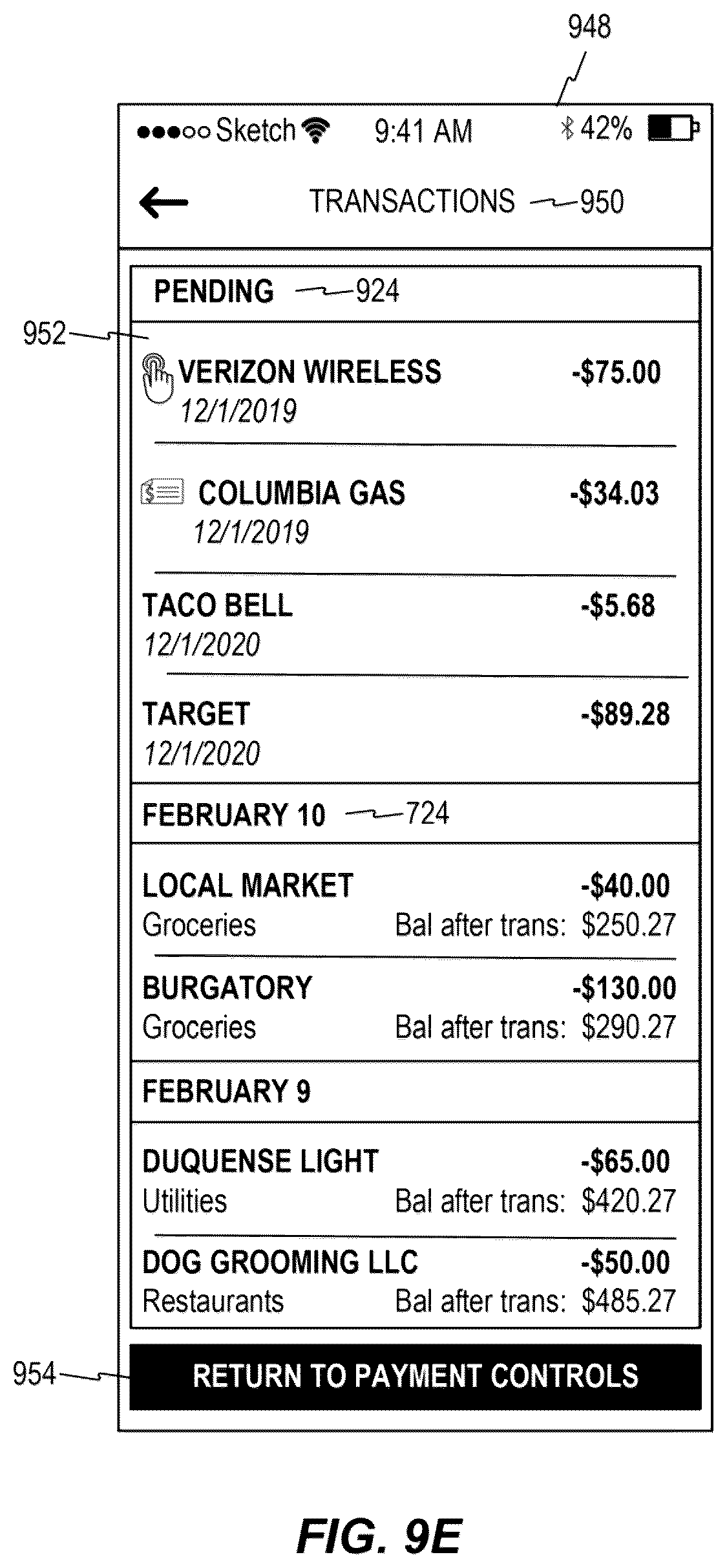Patent US12099980 Figure 19 – Systems and methods for managing a financial account in a low-cash mode