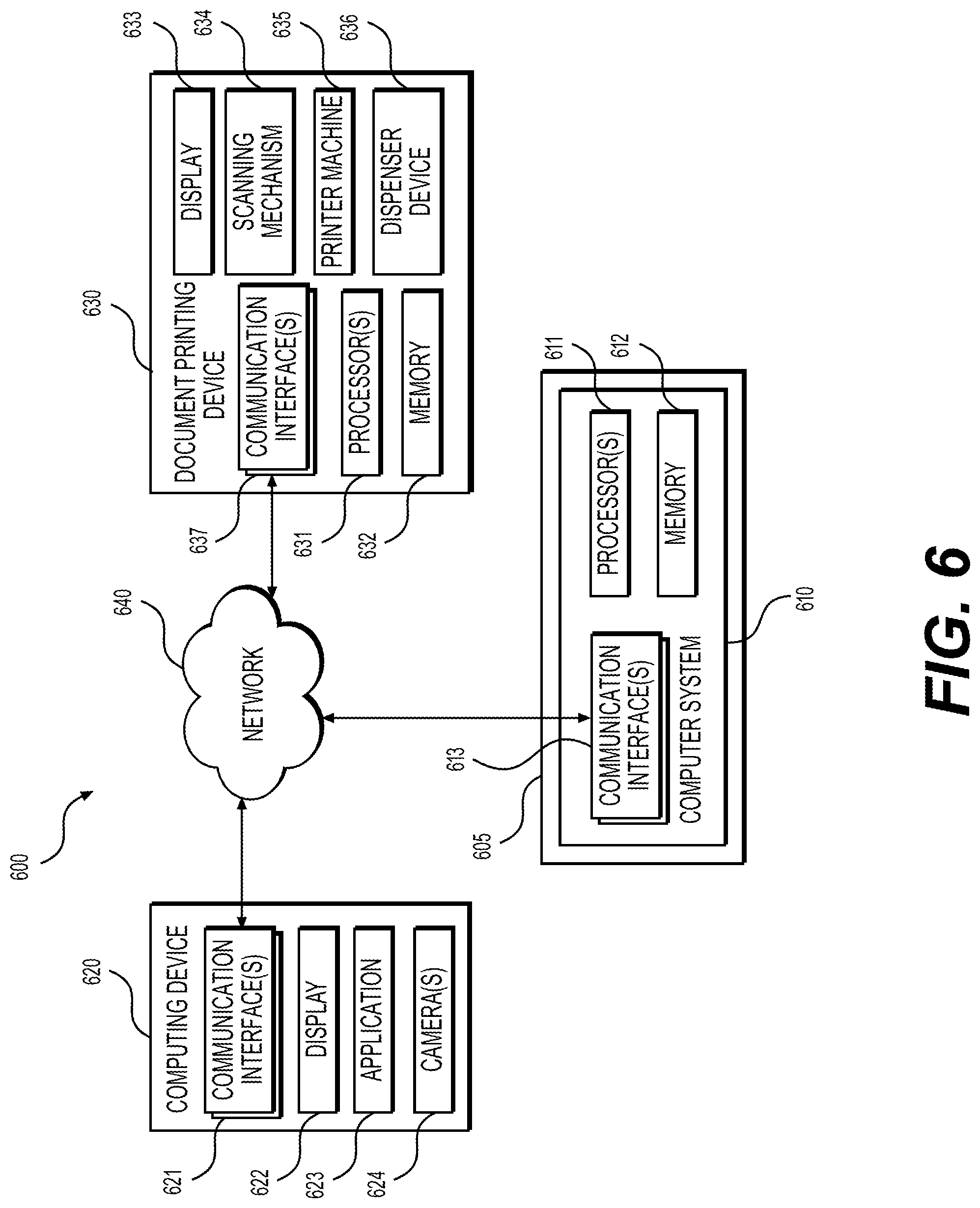 Patent US12099990 Figure 7 – Systems and methods for securely generating and printing a document