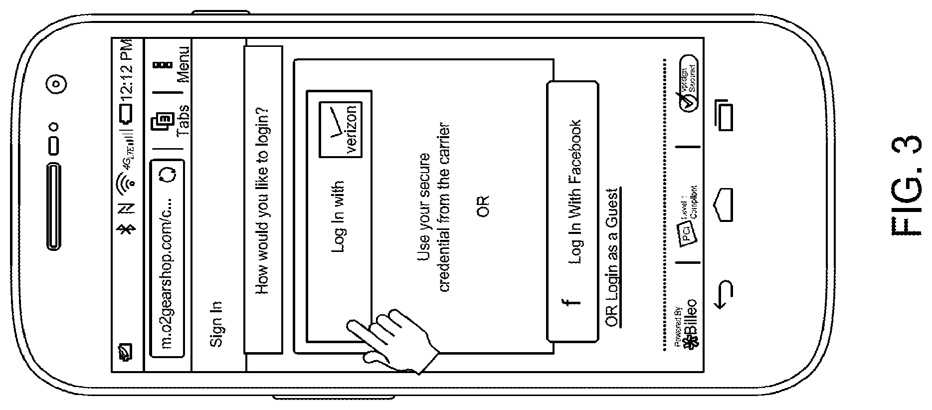 Patent US12100000 Figure 3 – Bifurcated digital wallet systems and methods for processing transactions using information extracted from multiple sources