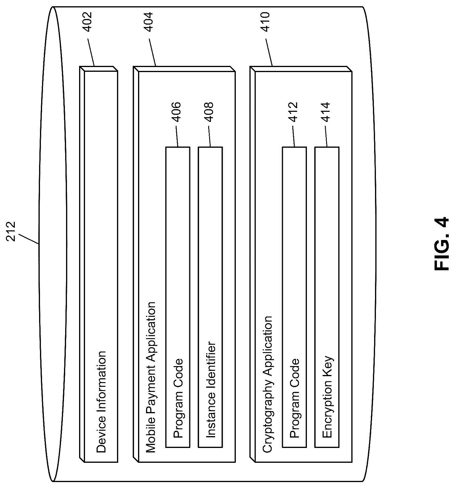 Patent US12100003 Figure 4 – Method and system for generating an advanced storage key in a mobile device without secure elements