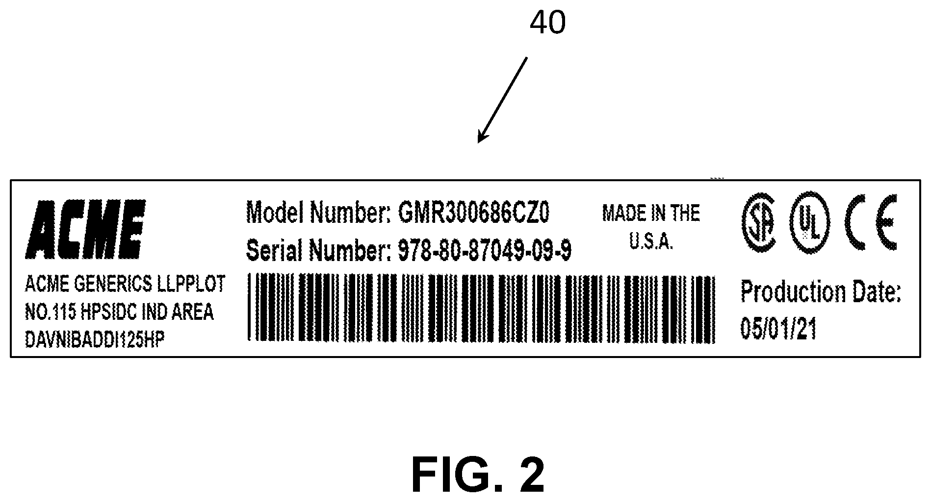 Patent US12100012 Figure 2 – Product registration system