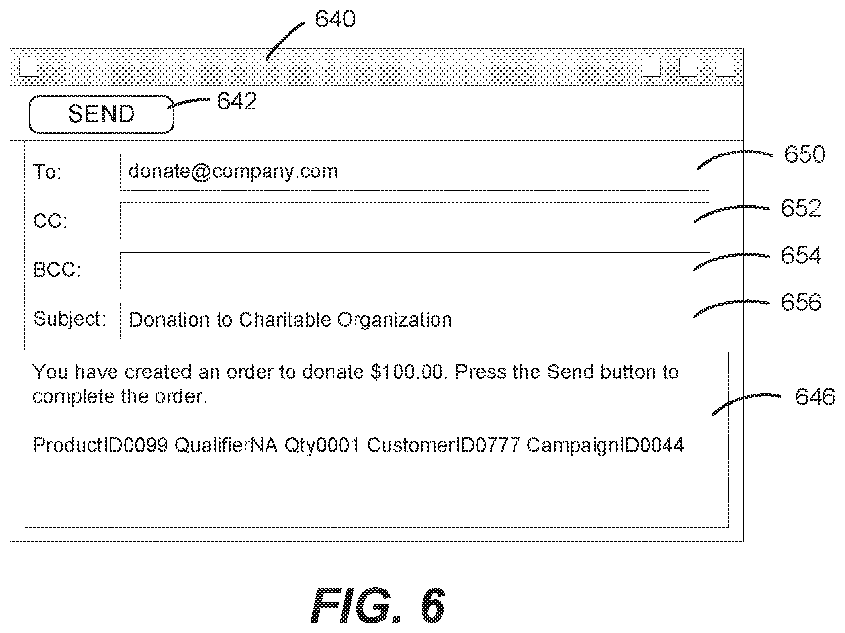 Patent US12100021 Figure 7 – Email-based transactions for e-commerce