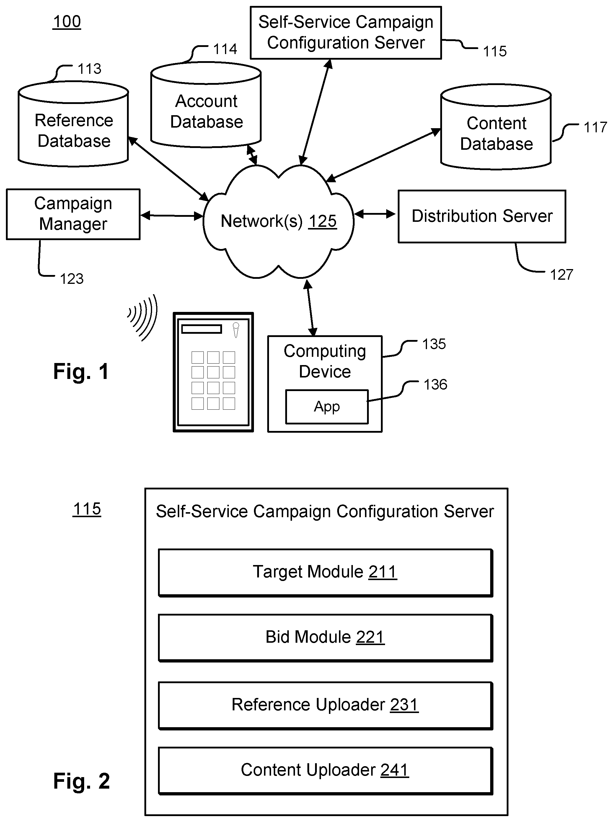 Patent US12100023 Figure 1 – Query-specific targeted ad delivery
