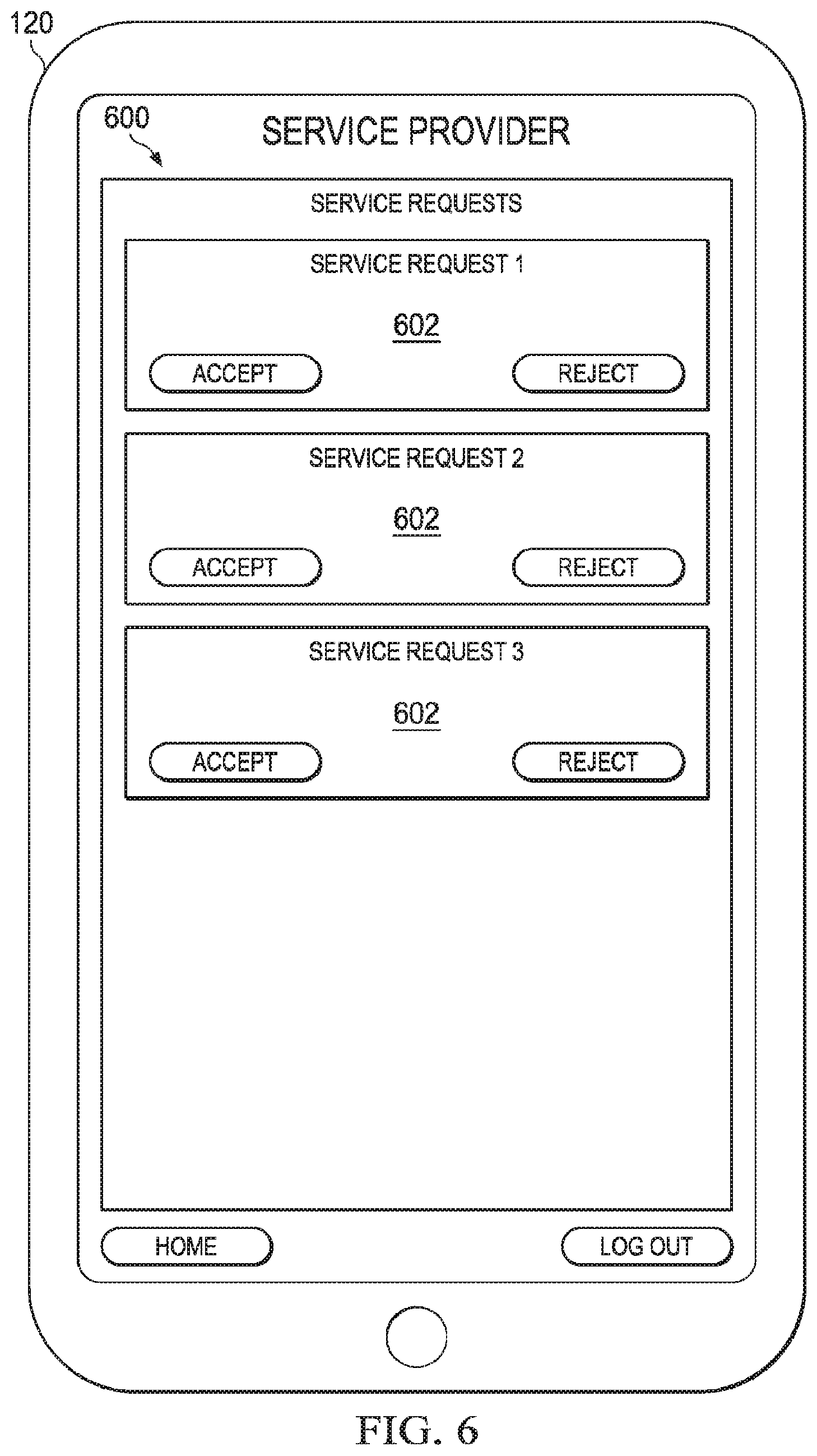 Patent US12100033 Figure 6 – Labor marketplace exchange and methods thereof