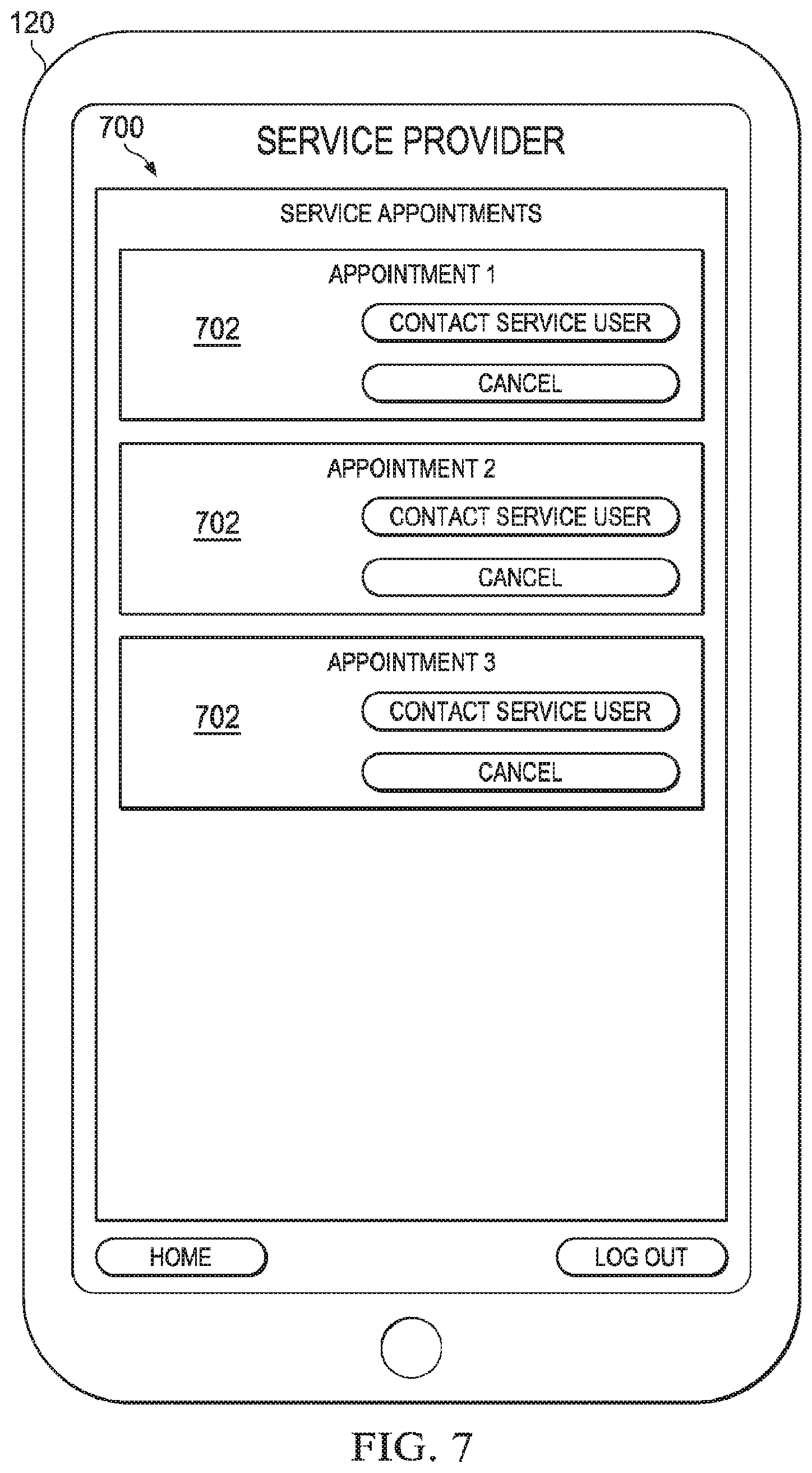 Patent US12100033 Figure 7 – Labor marketplace exchange and methods thereof
