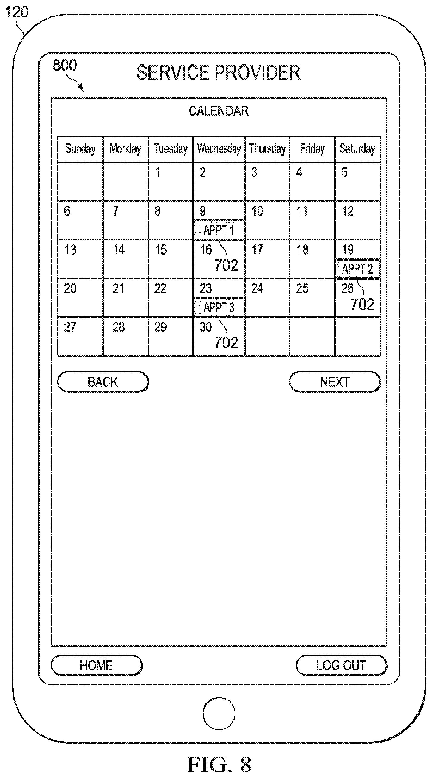 Patent US12100033 Figure 8 – Labor marketplace exchange and methods thereof