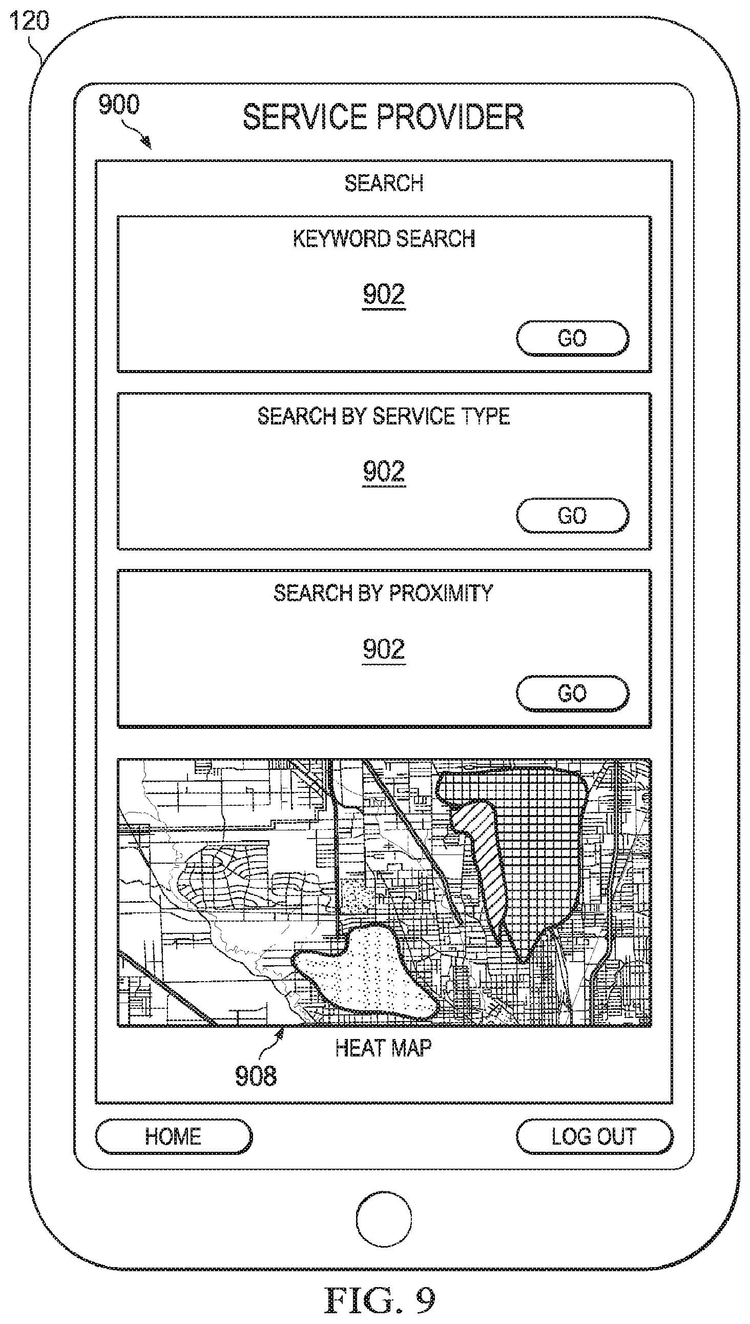 Patent US12100033 Figure 9 – Labor marketplace exchange and methods thereof