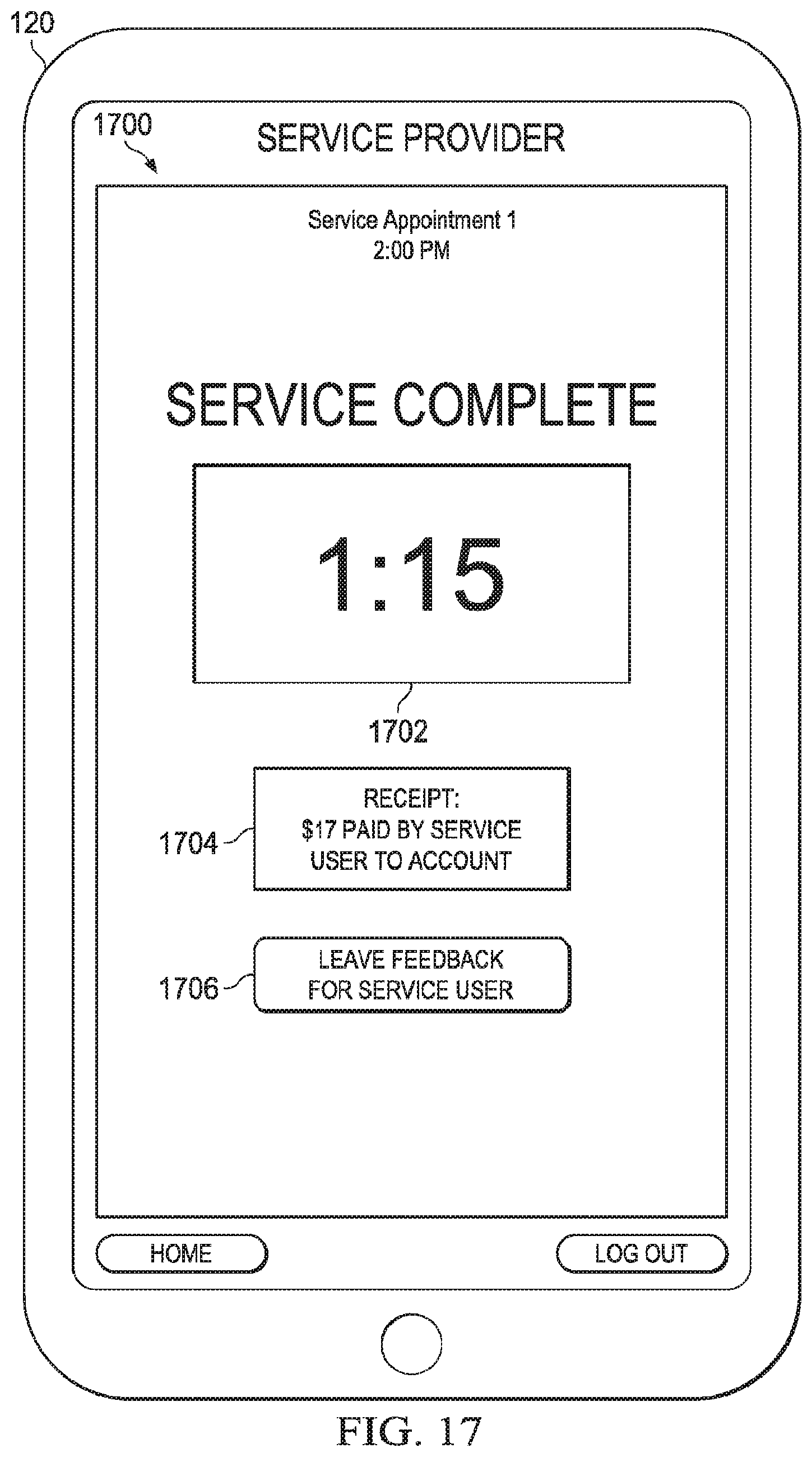Patent US12100033 Figure 17 – Labor marketplace exchange and methods thereof