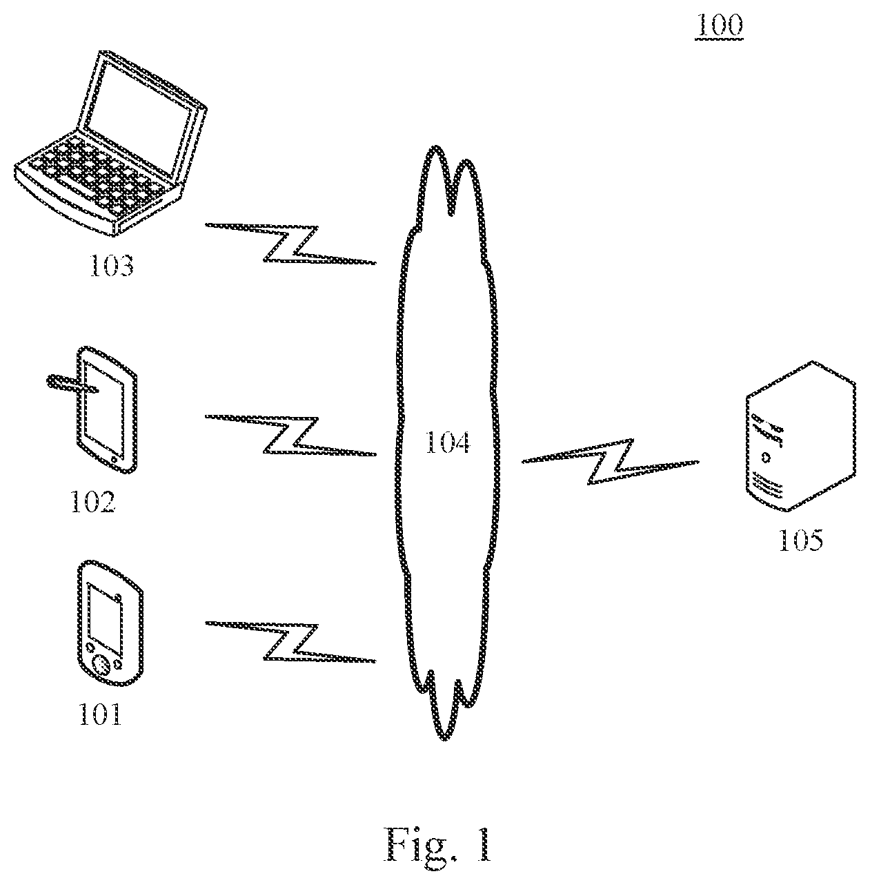 Patent US12100035 — Method and apparatus for acquiring recipient information — Figure 1