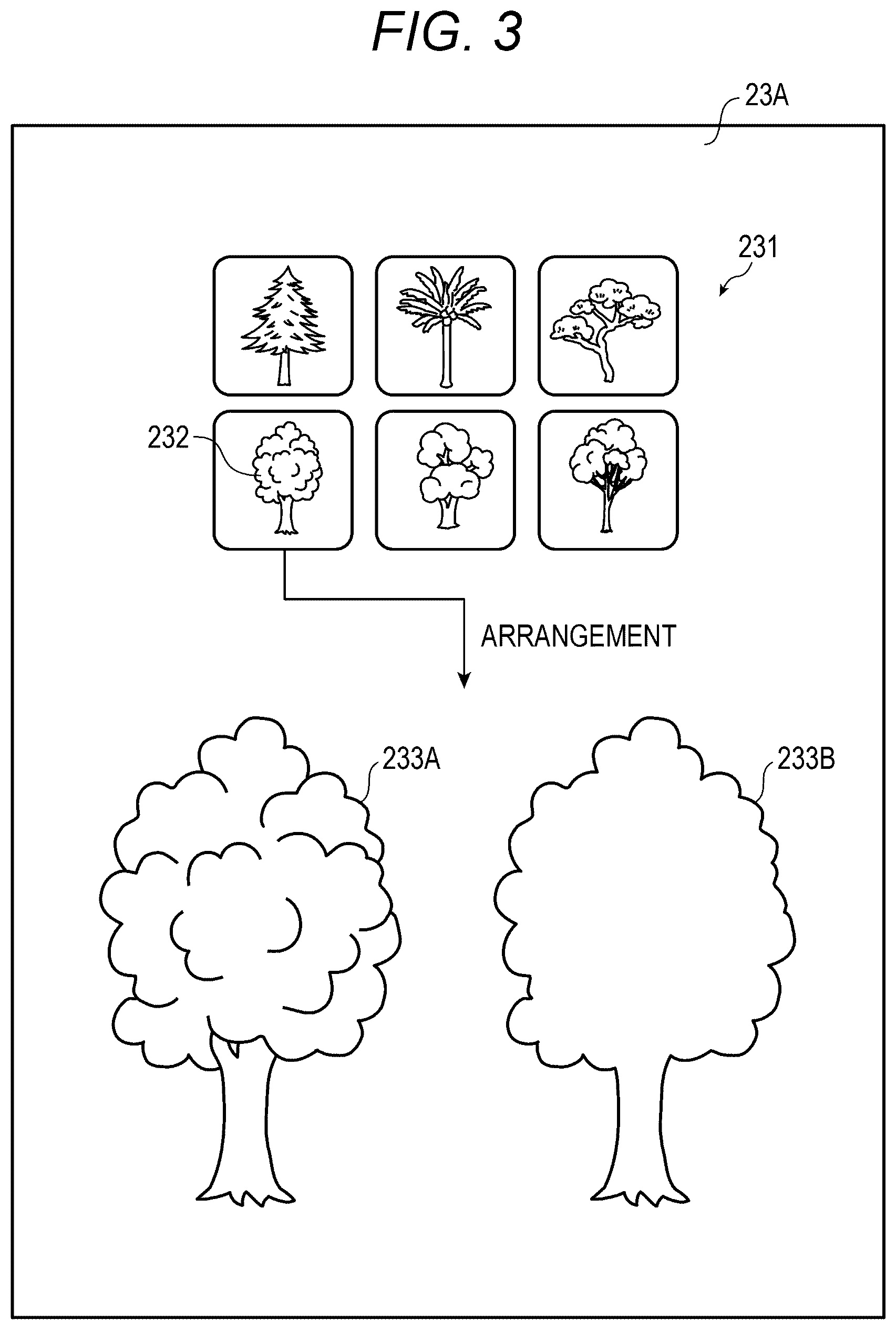 Patent US12100039 Figure 3 – Arranging virtual objects in a virtual reality space