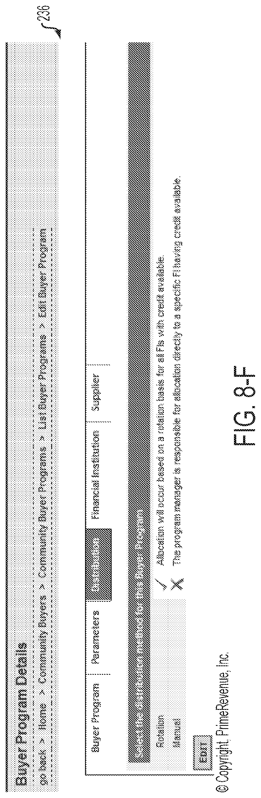 Patent US12100042 Figure 20 – Supply chain finance system
