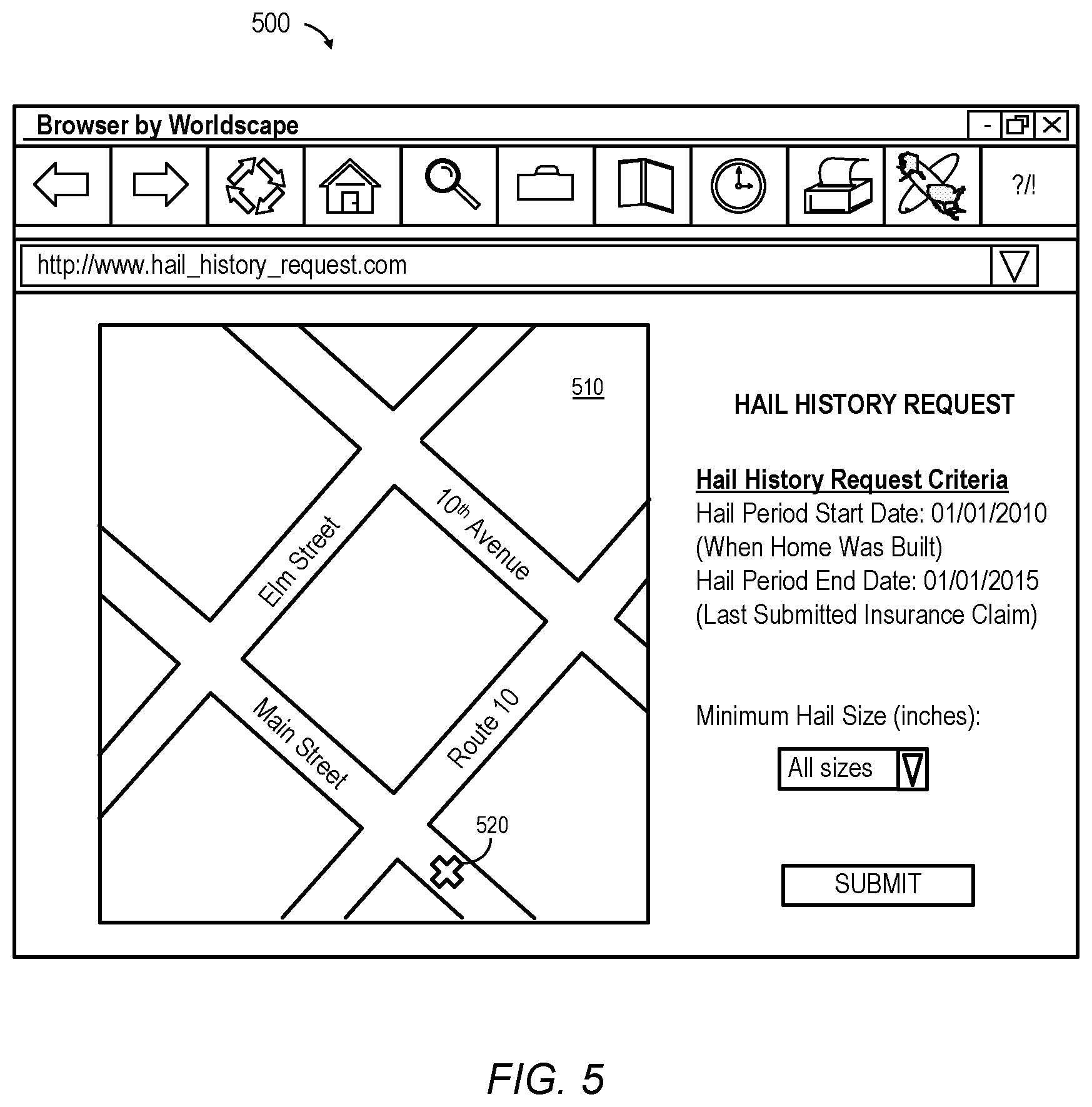 Patent US12100051 Figure 6 – Hail data evaluation computer system