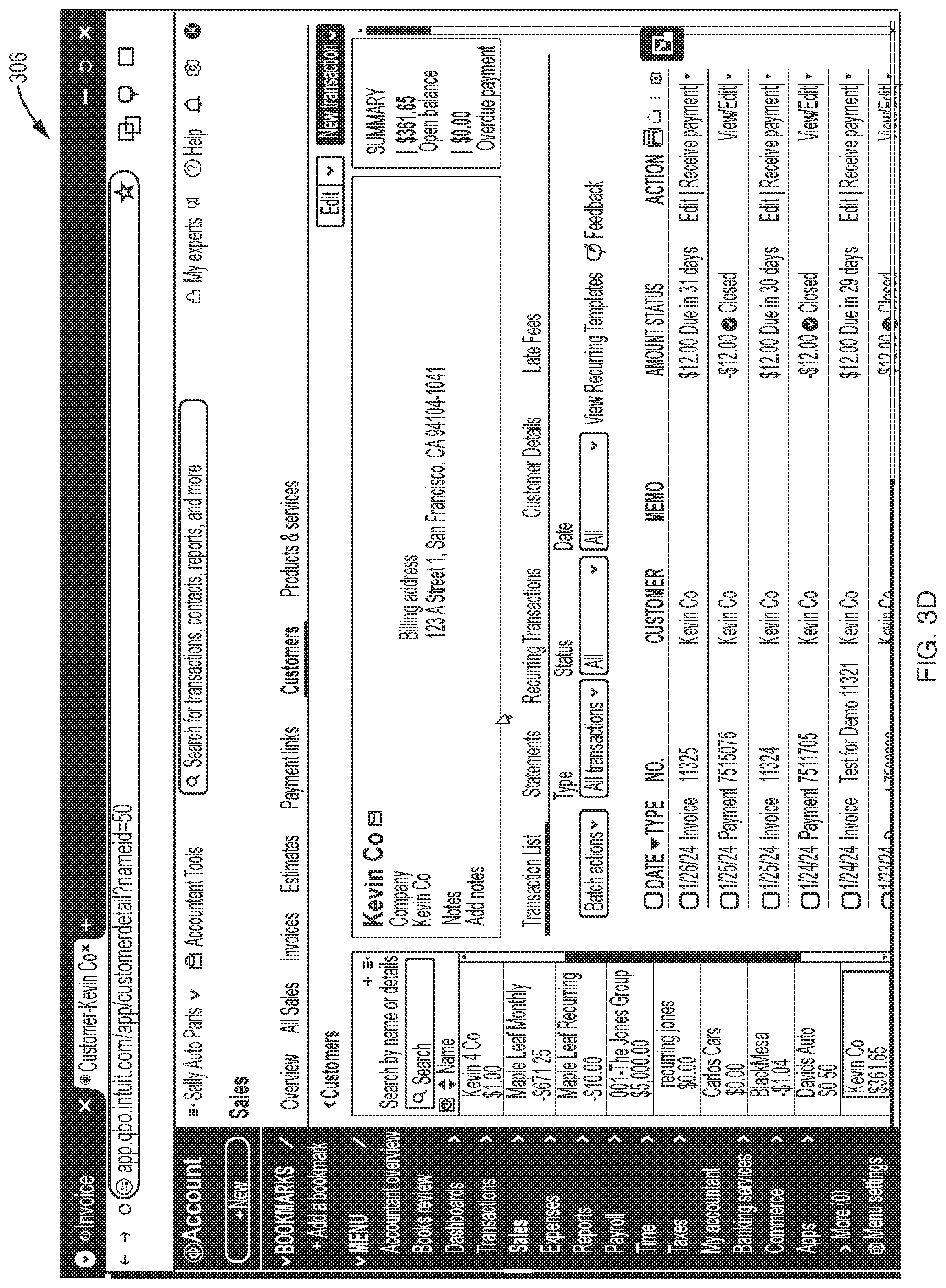 Patent US12100057 Figure 7 – Computer-automated integration with web-based accounting systems for improved display and processing of invoices