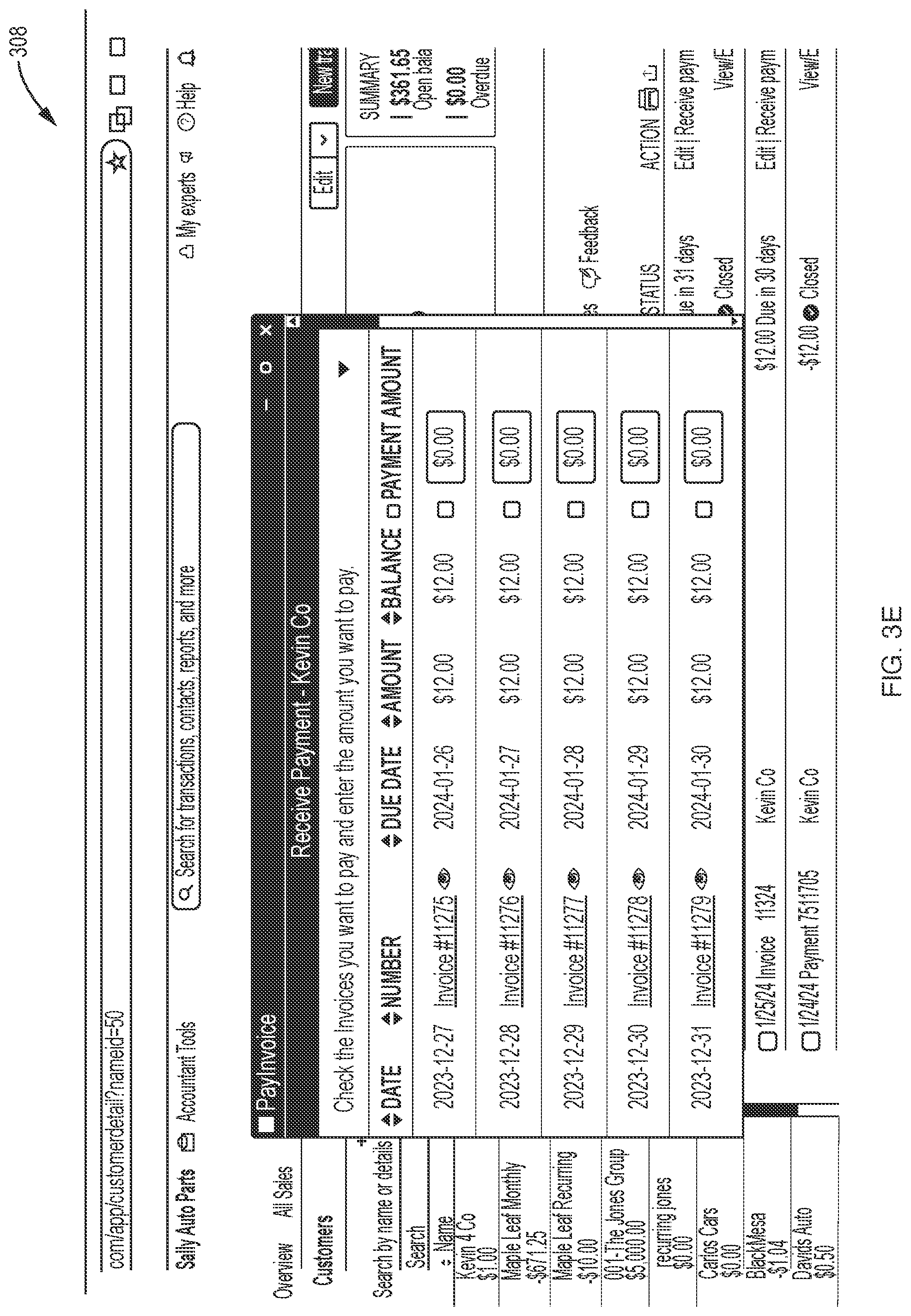 Patent US12100057 Figure 8 – Computer-automated integration with web-based accounting systems for improved display and processing of invoices