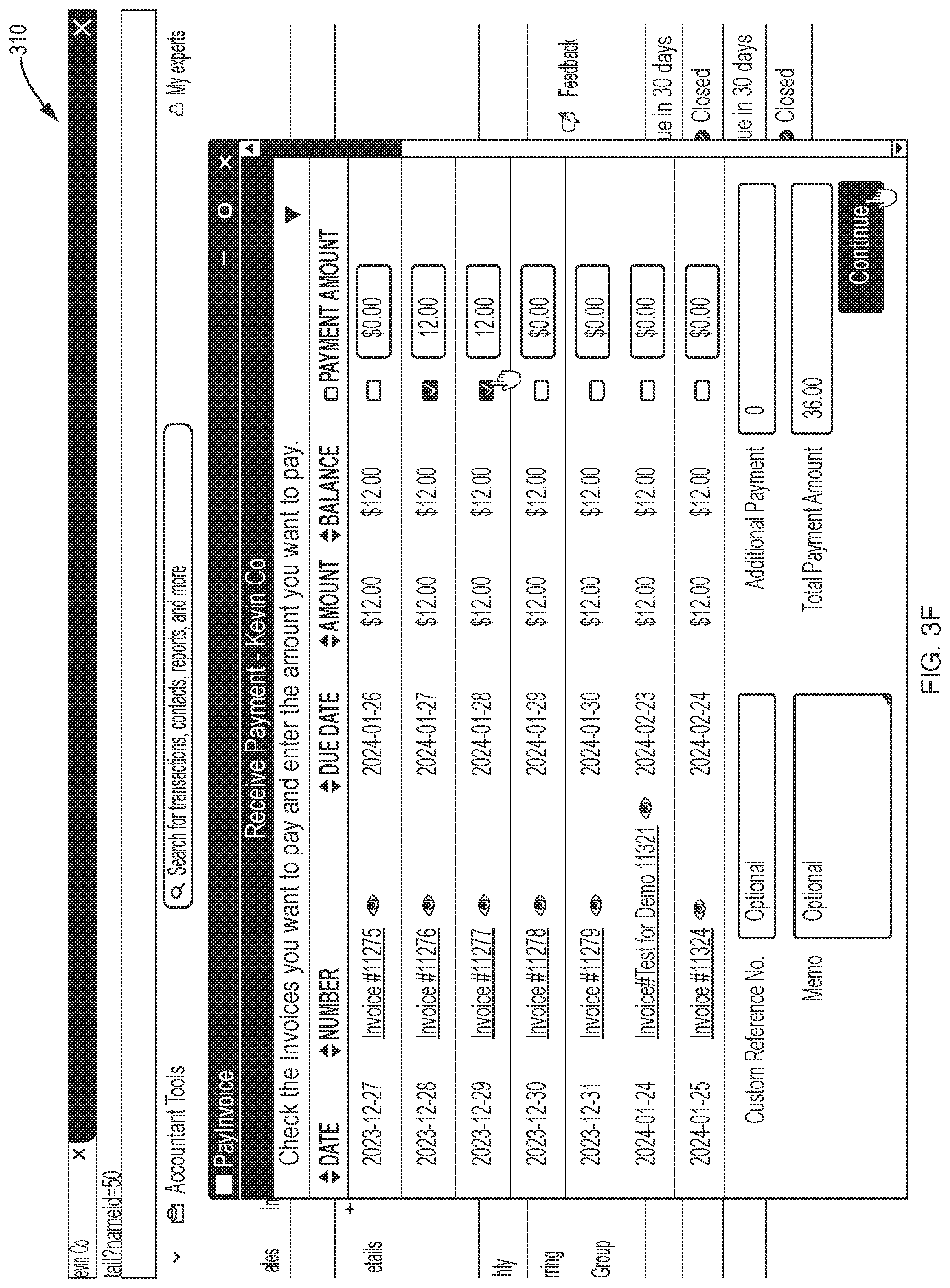 Patent US12100057 Figure 9 – Computer-automated integration with web-based accounting systems for improved display and processing of invoices