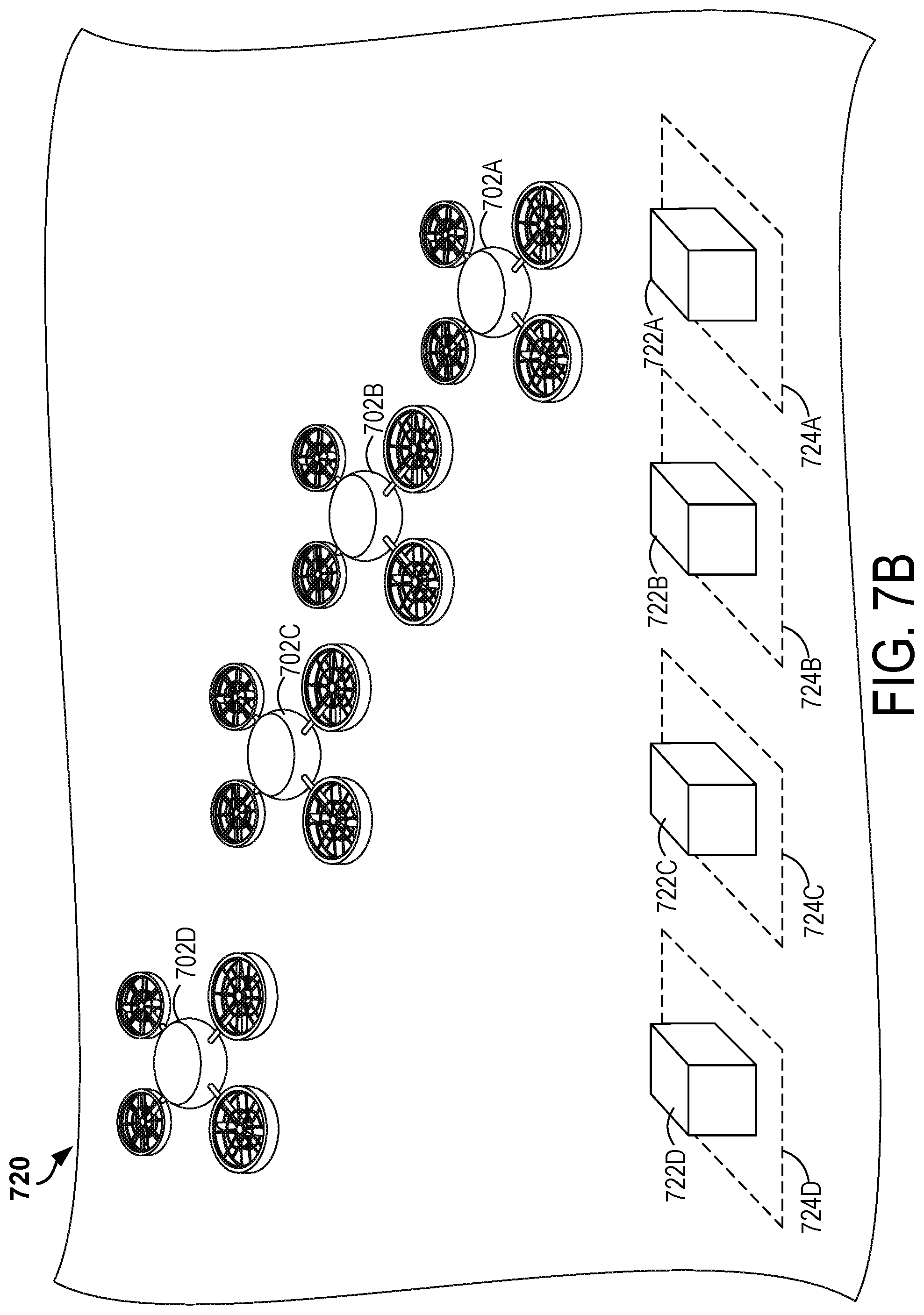 Patent US12100061 Figure 12 – Dynamic UAV transport tasks for pickup and delivery of non-specifically assigned packages