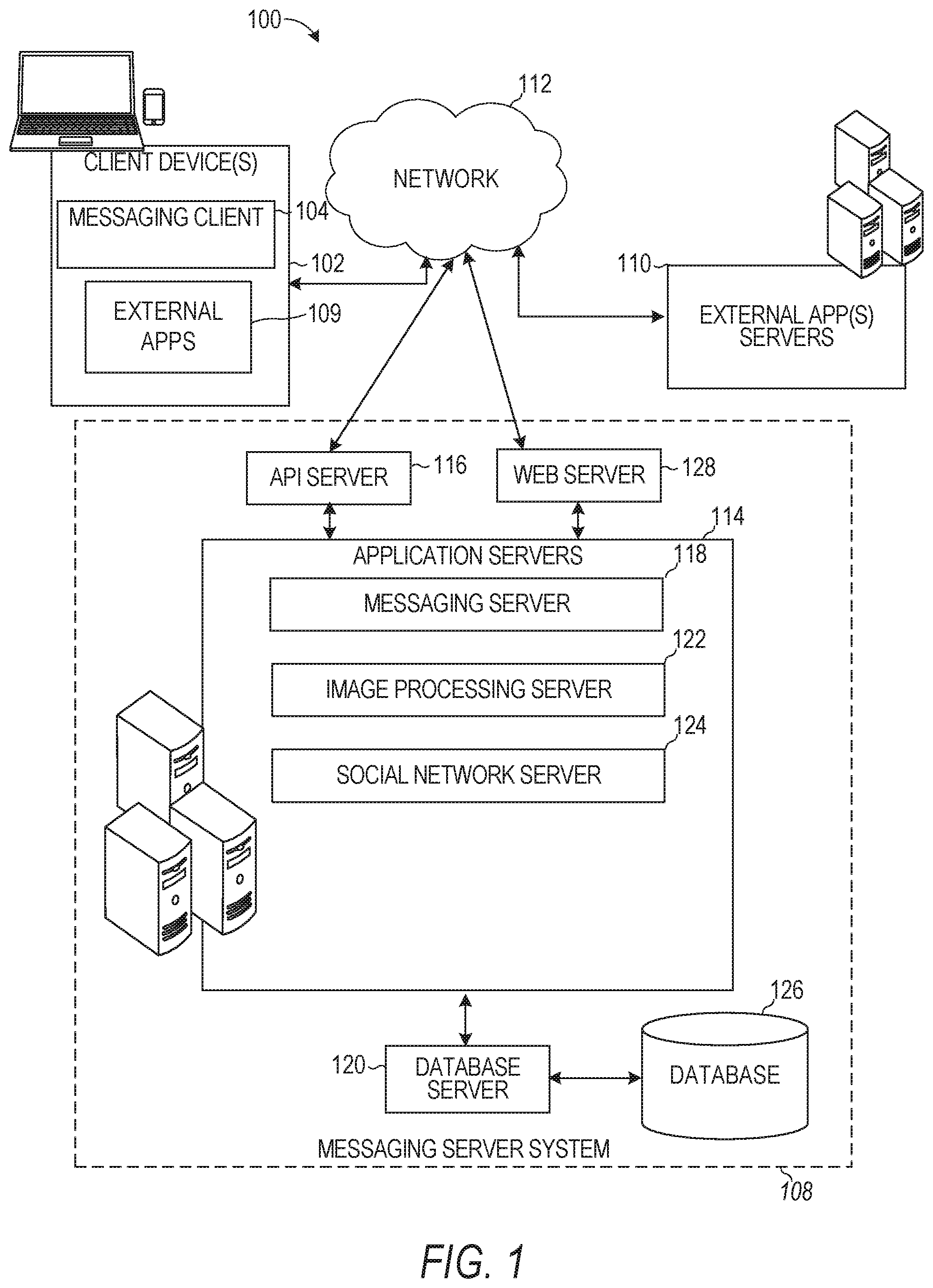 Patent US12100065 Figure 1 – Adding graphical representation of real-world object
