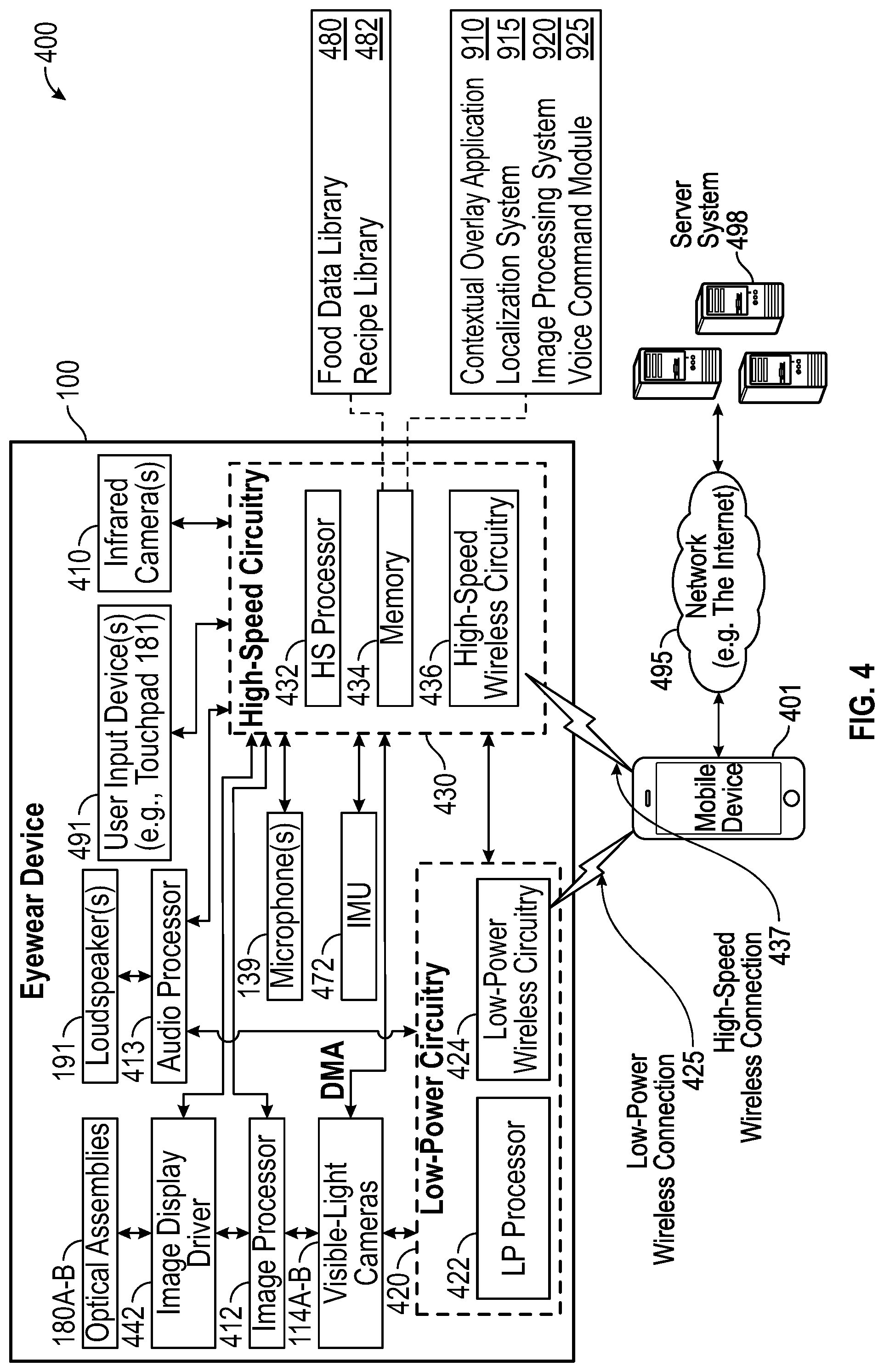 Patent US12100066 Figure 8 – Curated contextual overlays for augmented reality experiences