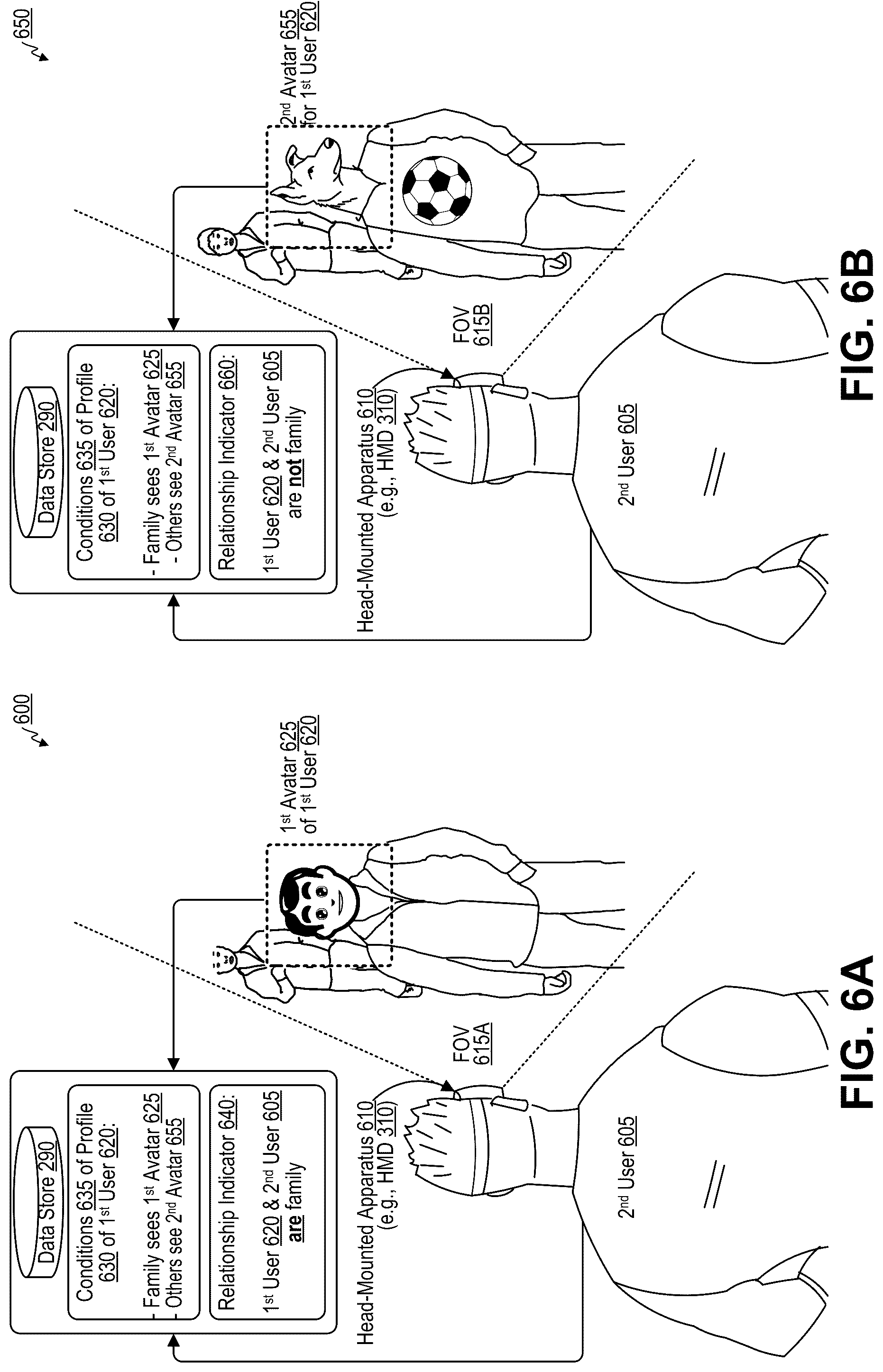 Patent US12100067 Figure 9 – Systems and methods for user persona management in applications with virtual content