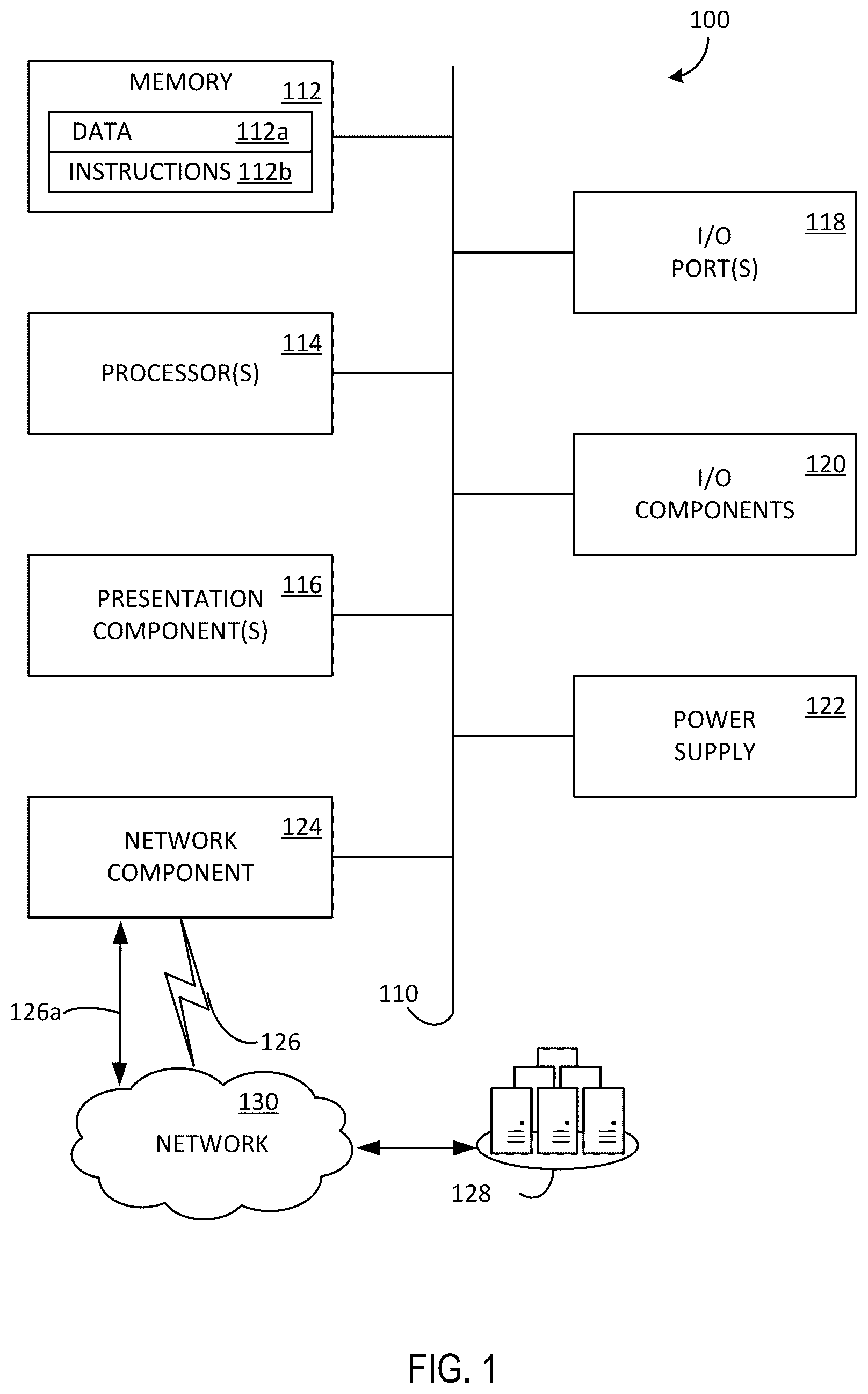 Patent US12100072 Figure 1 – Tinting material on an interface