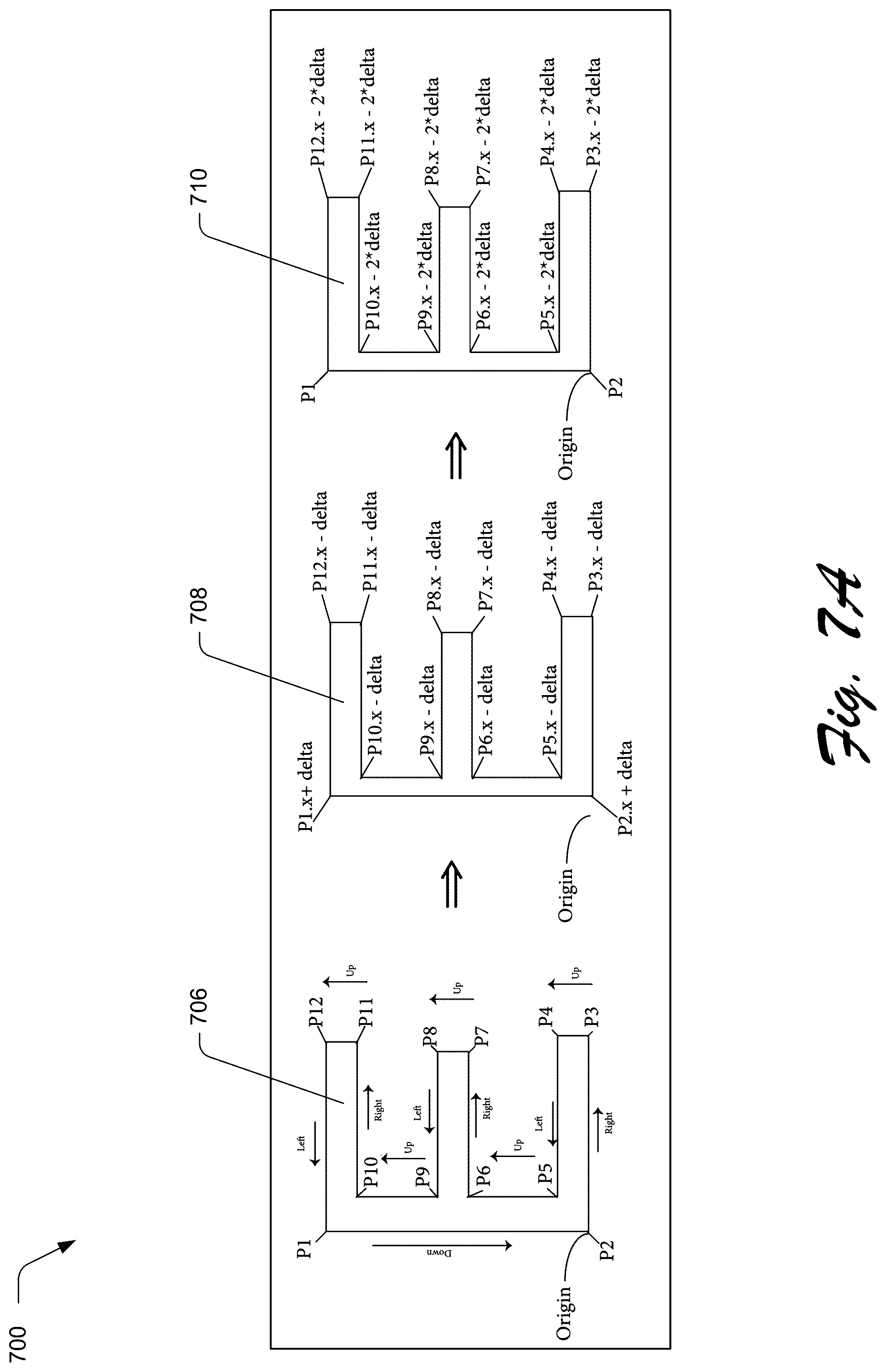 Patent US12100076 Figure 7 – Preserving document design using font synthesis